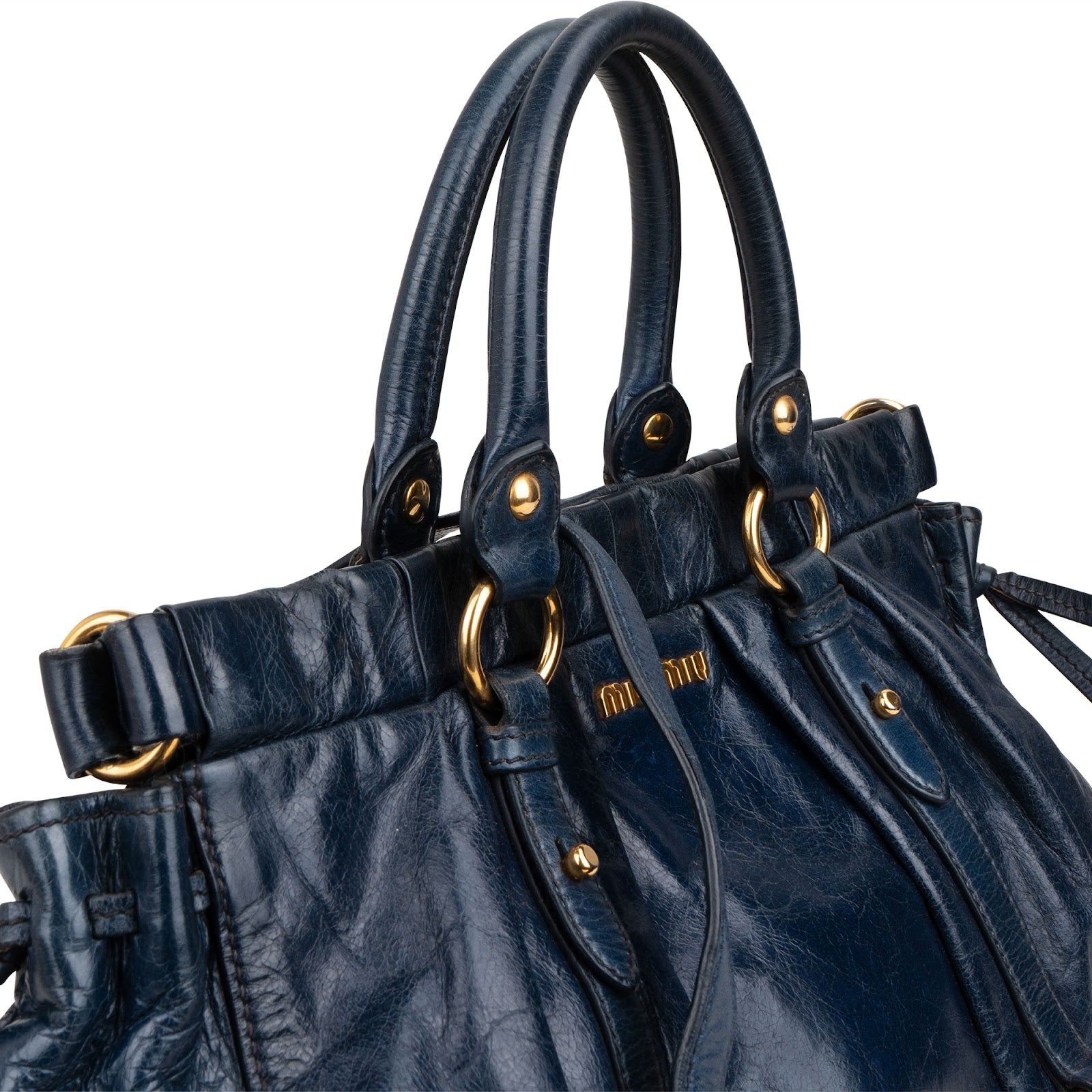 Miu Miu – Vitello Lux Satchel schoudertas