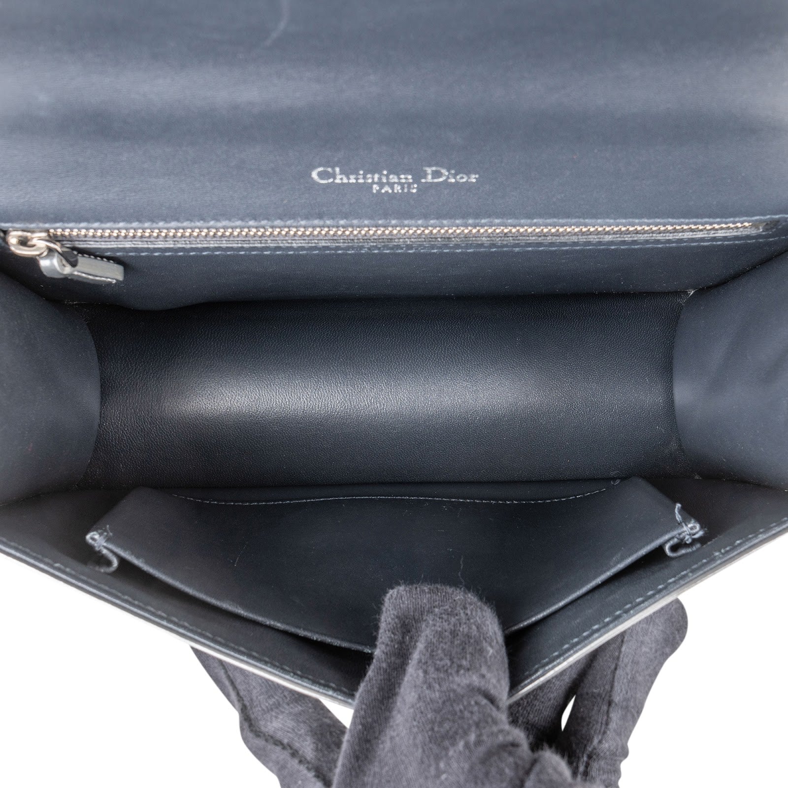 Christian Dior - Metallic Diorama Flap Crossbody Bag