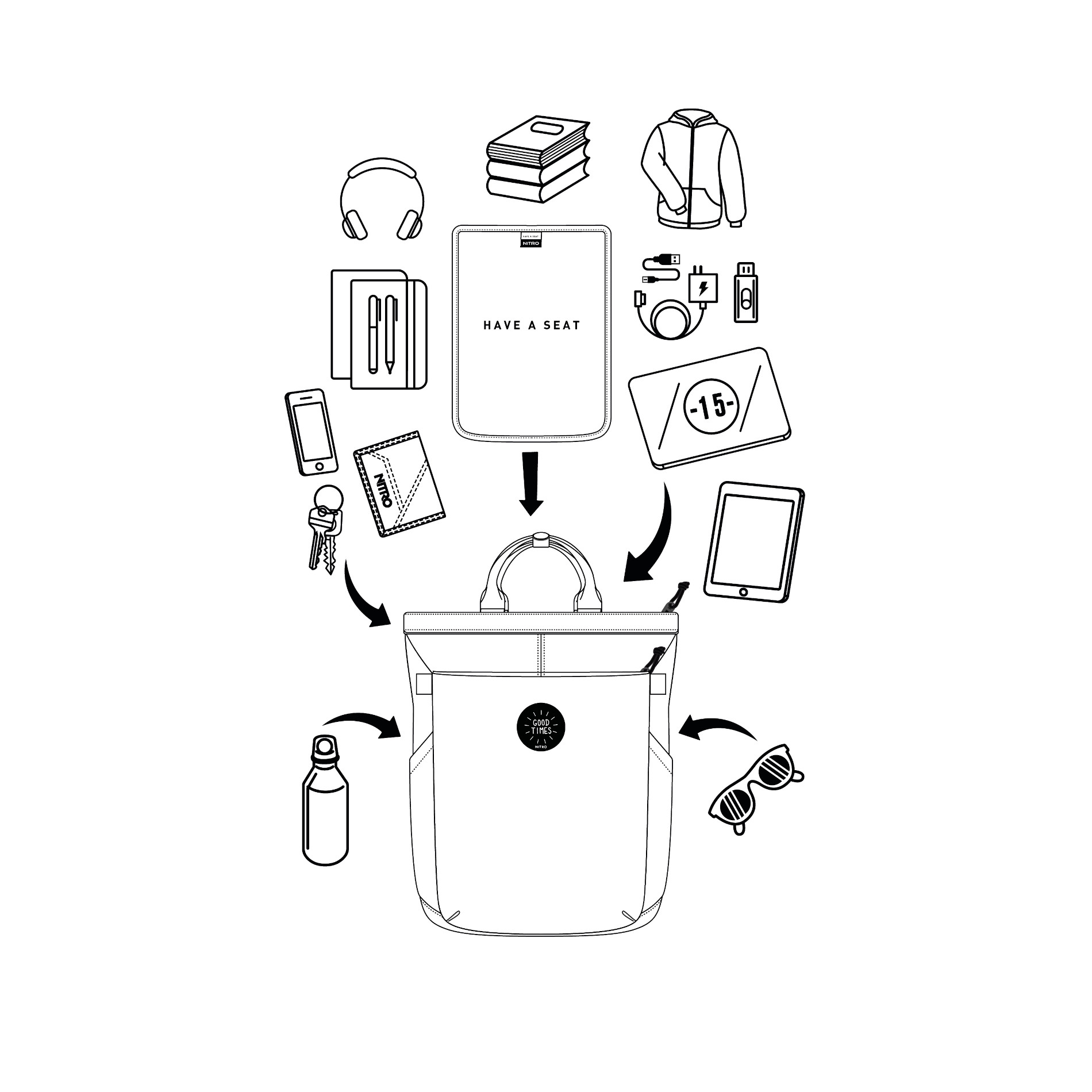 Tote Bag MOJO - Reef Break