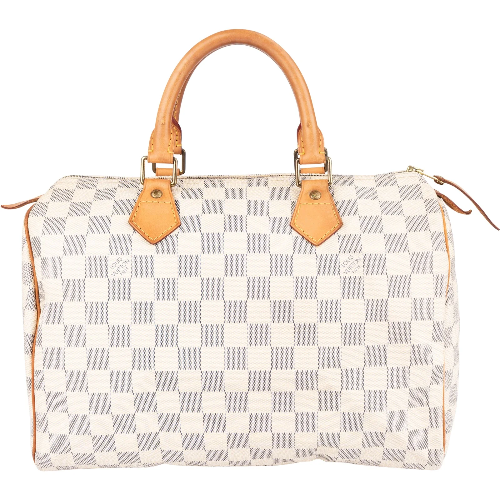 Louis Vuitton Damier Azur Monogram Speedy 30 Boston Bag