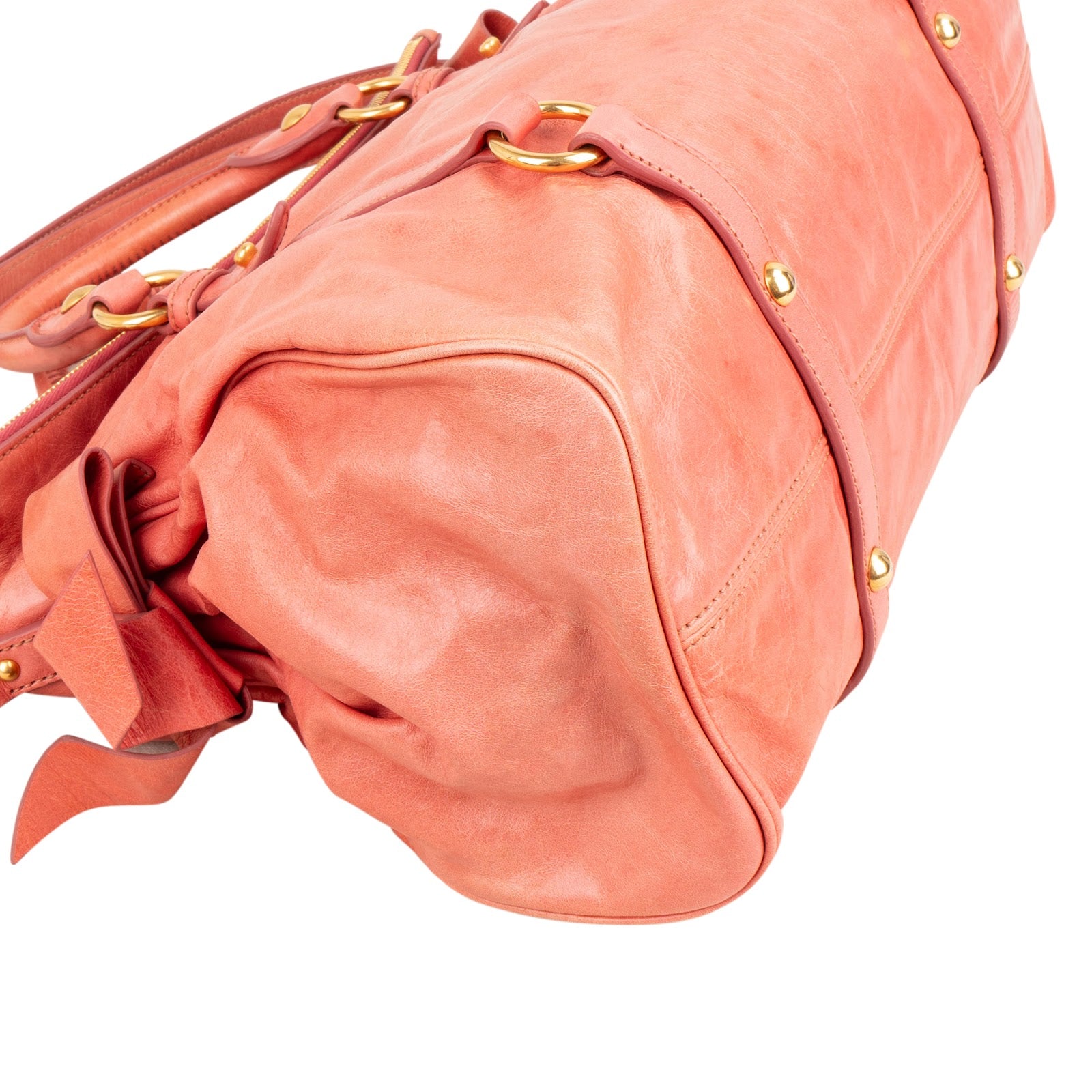 Miu Miu - Vitello Lux Bow Shoulderbag
