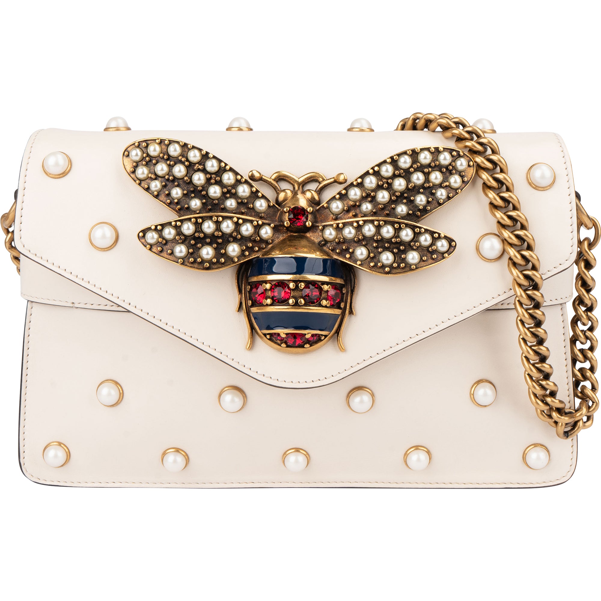 Gucci - Queen Margaret Bee Shoulder Bag
