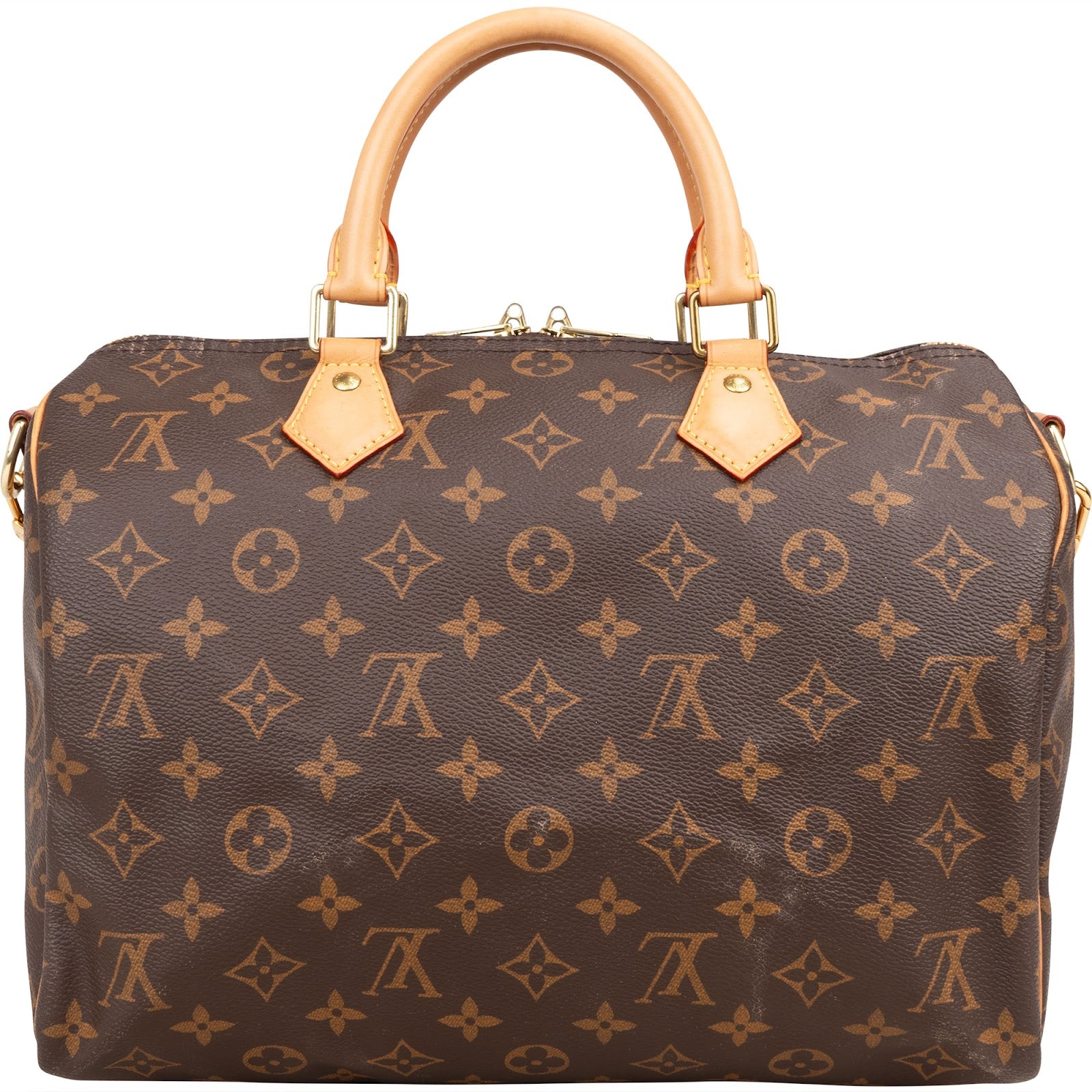 Sac à main Louis Vuitton Speedy 30 en toile Monogram à bandoulière