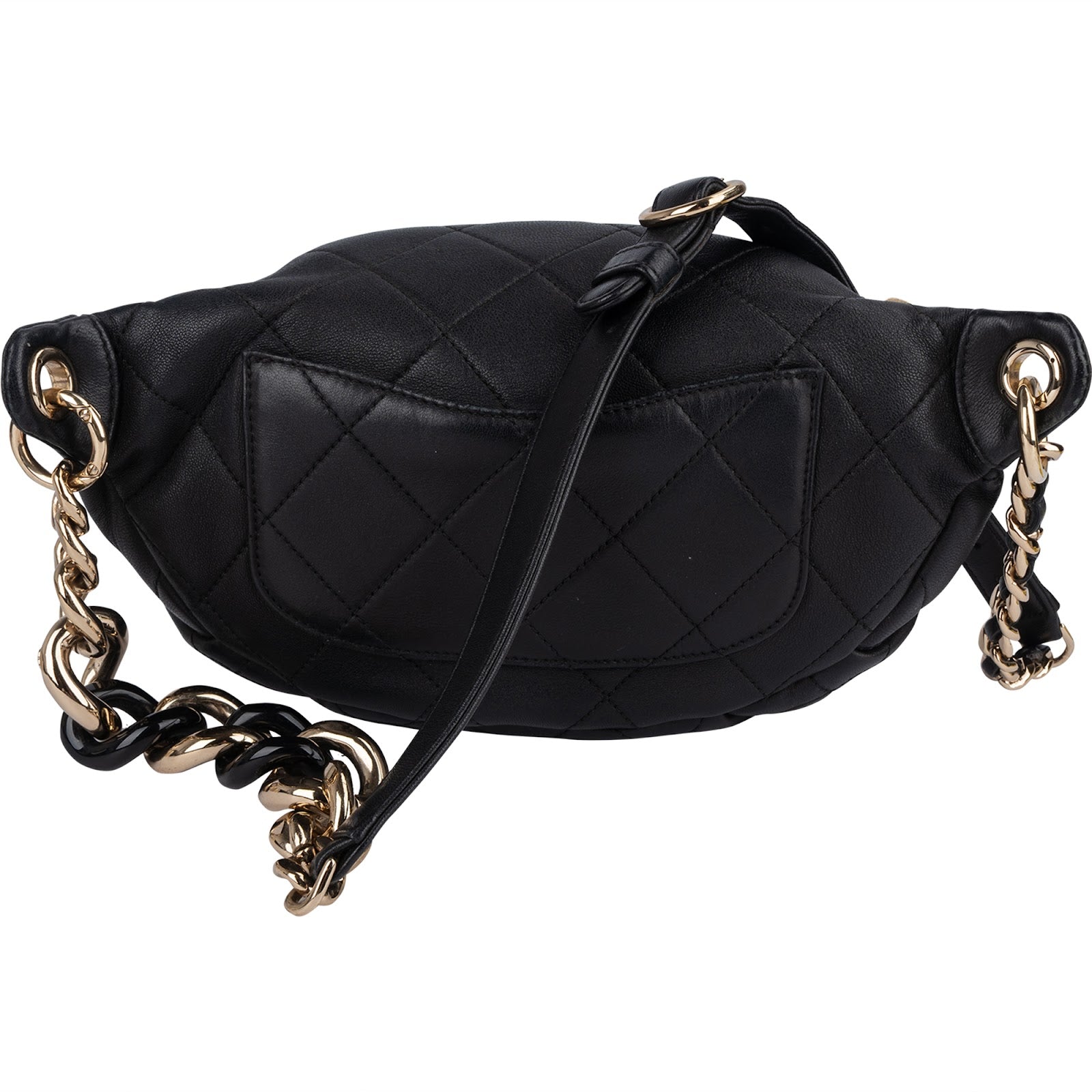 Chanel Quilted Lambskin CC Crossbody Waist Bumbag