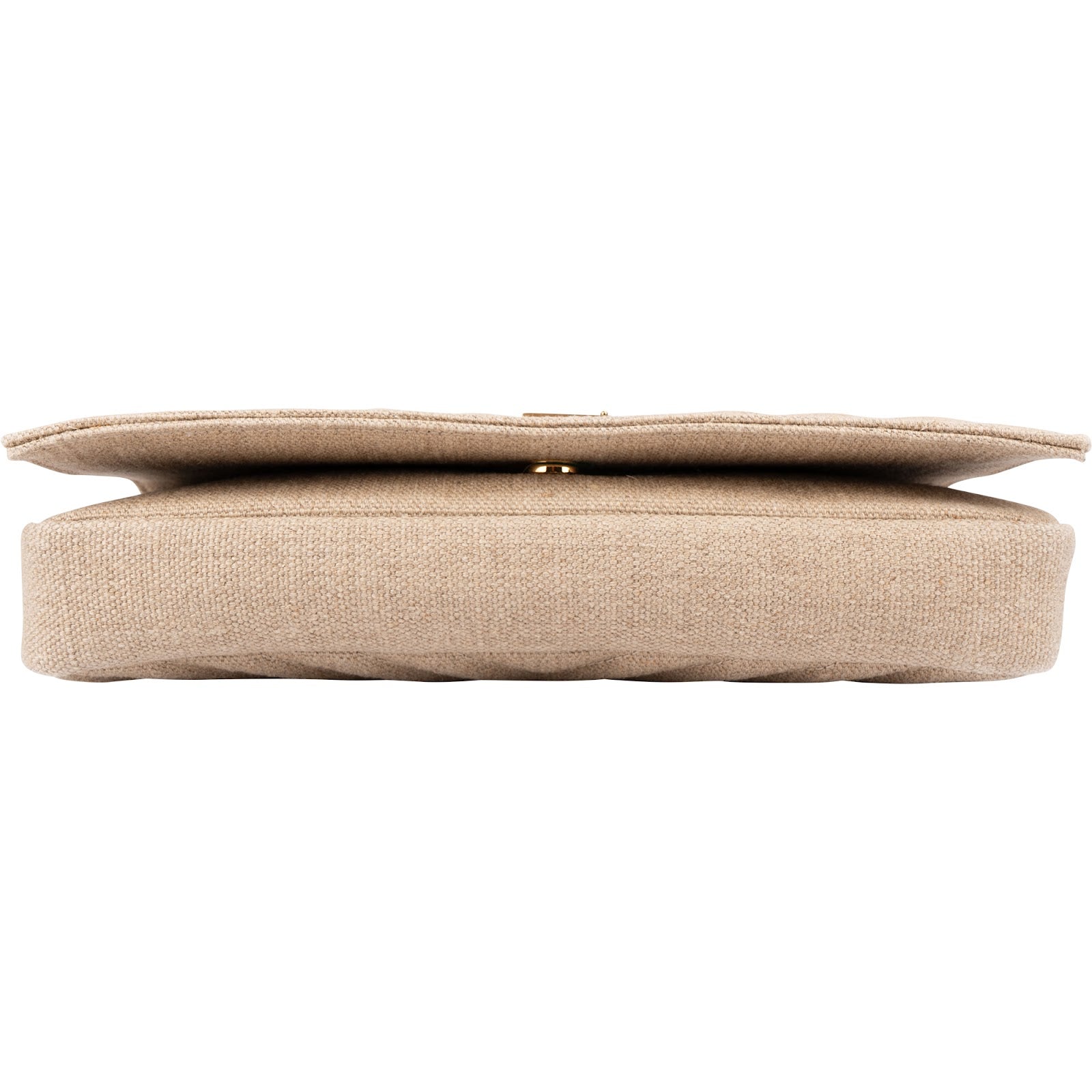 Saint Laurent Chevron Raffia Matelassé Envelope Crossbody Bag