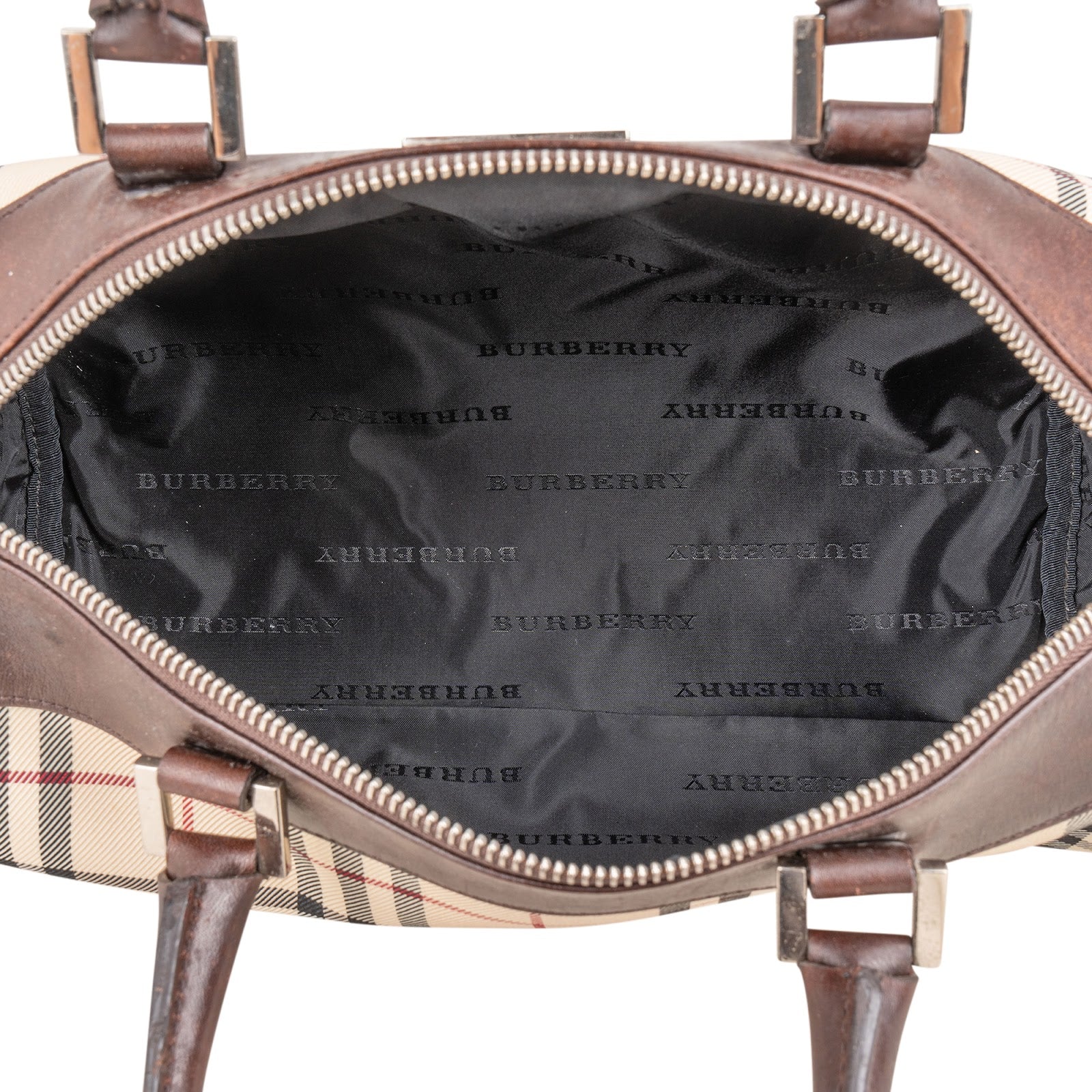 Burberry - Nova-Check Bowling Handbag