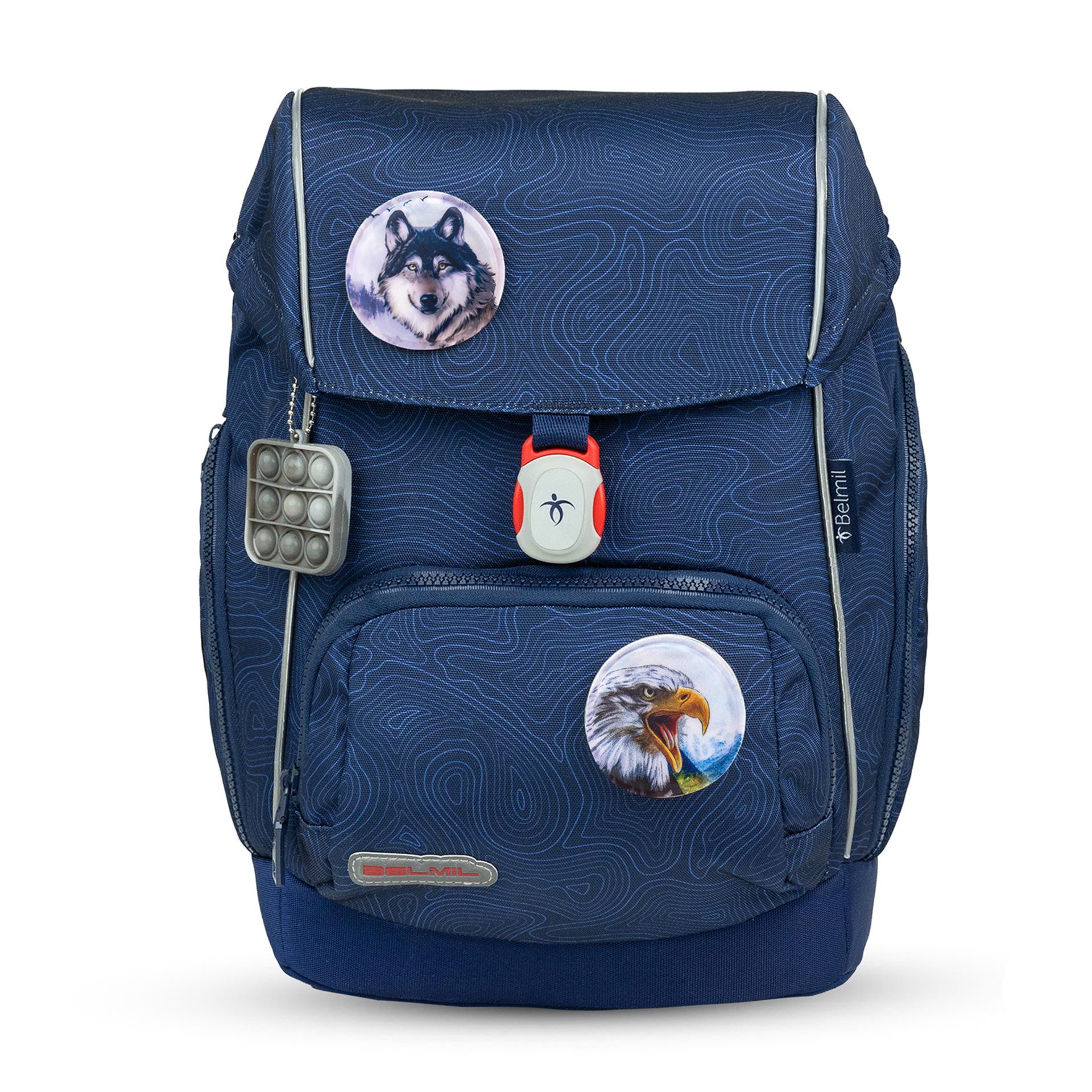 Comfy Plus Schulranzenset 5-teilig - Topographic