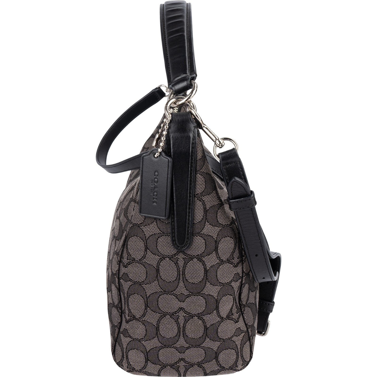 Coach Monogram Signature Canvas Ergo Shoulder Crossbody Bag