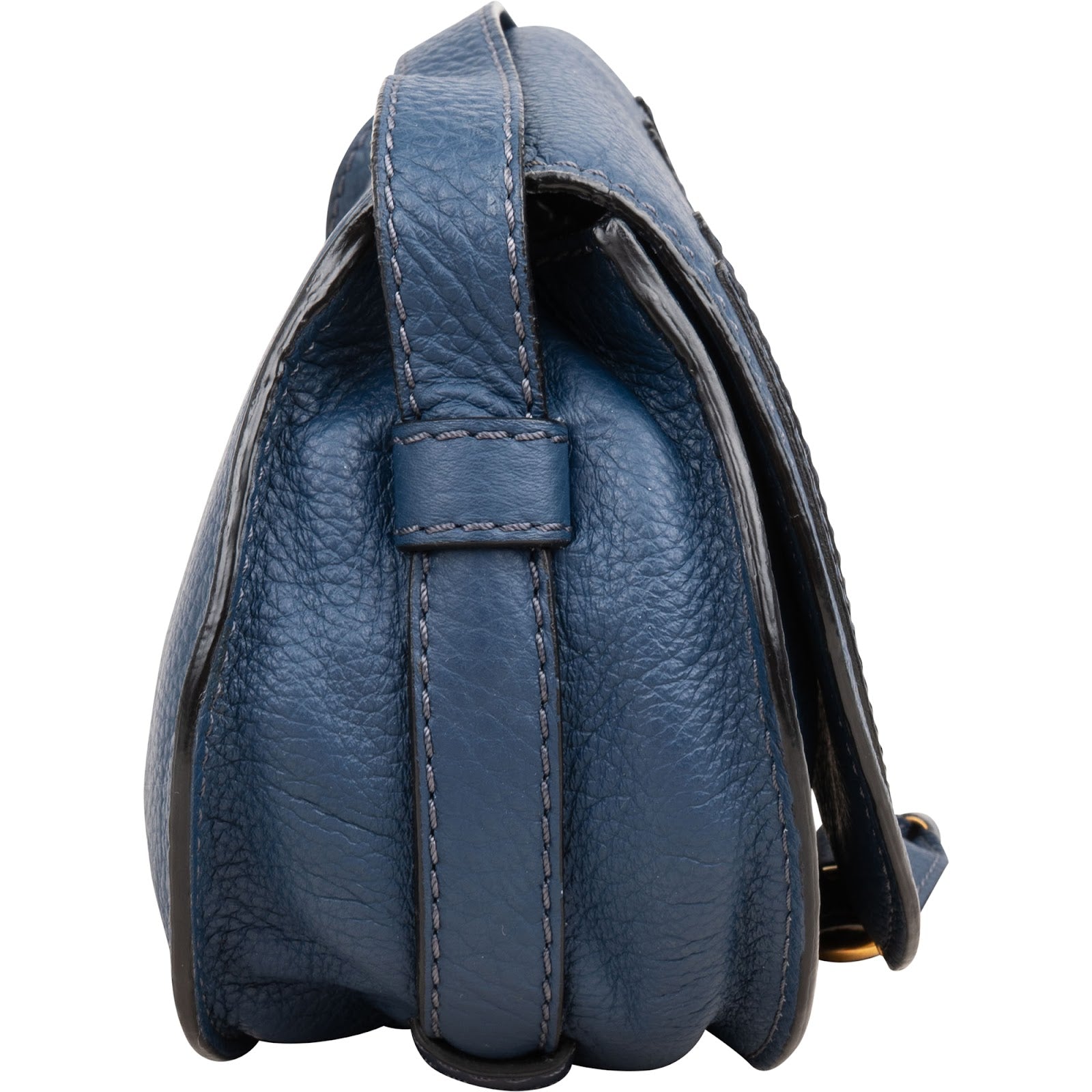 Chloé Grained Calfskin Marcie Small Saddle Crossbody Bag