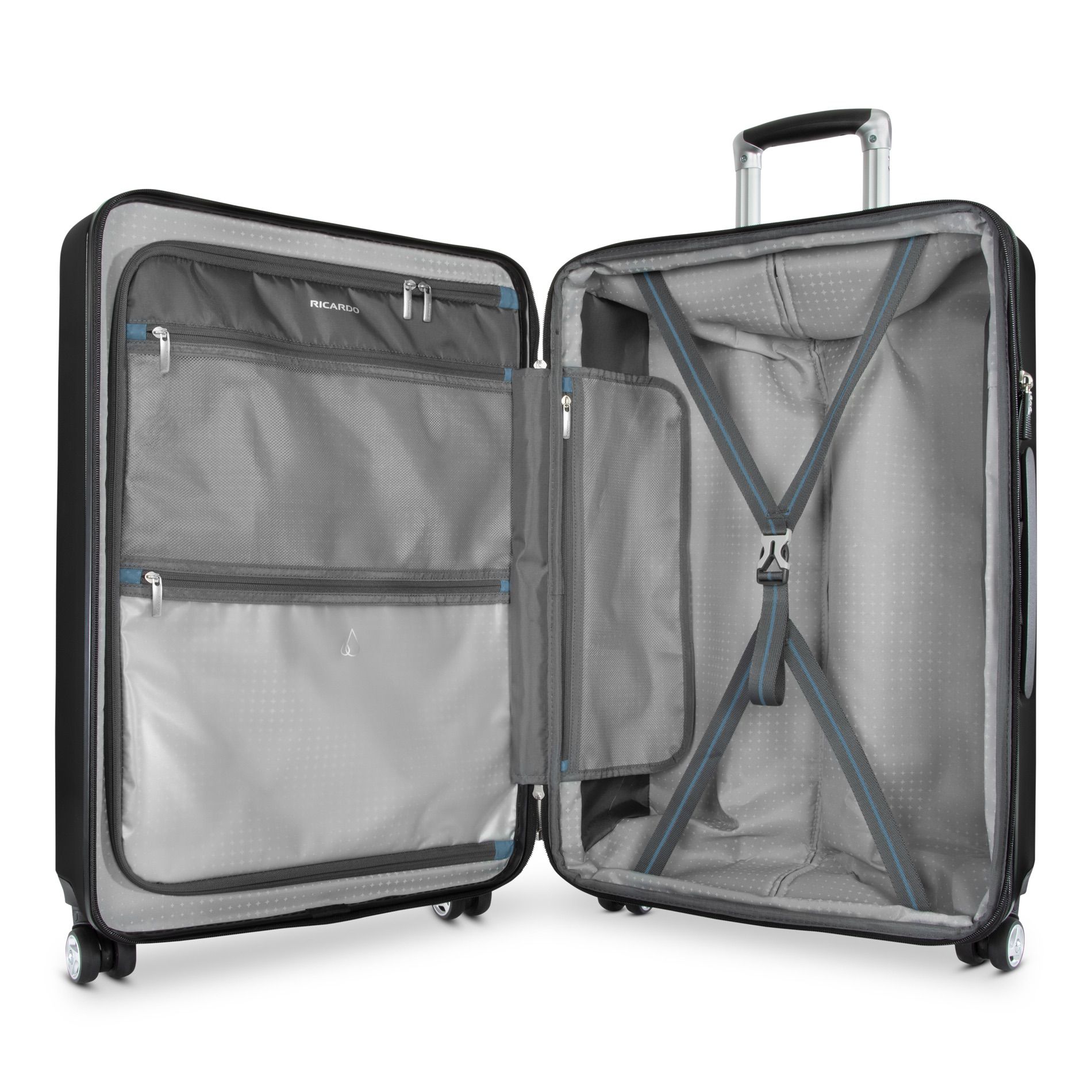Melrose Trolley M (68 cm) erweiterbar - Black