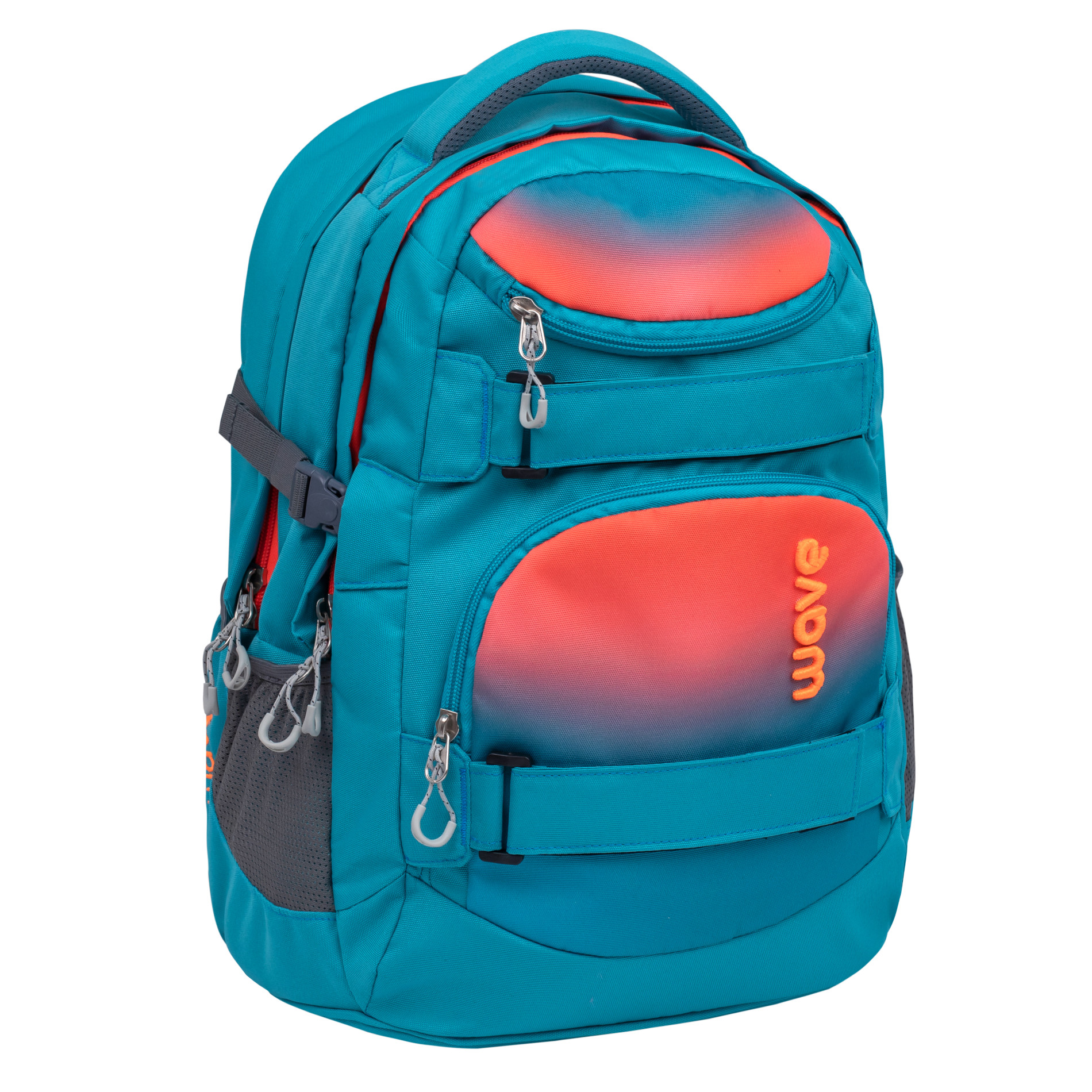 Infinity Rucksack Set 3-teilig - Ombre Neon Orange and Bluebird