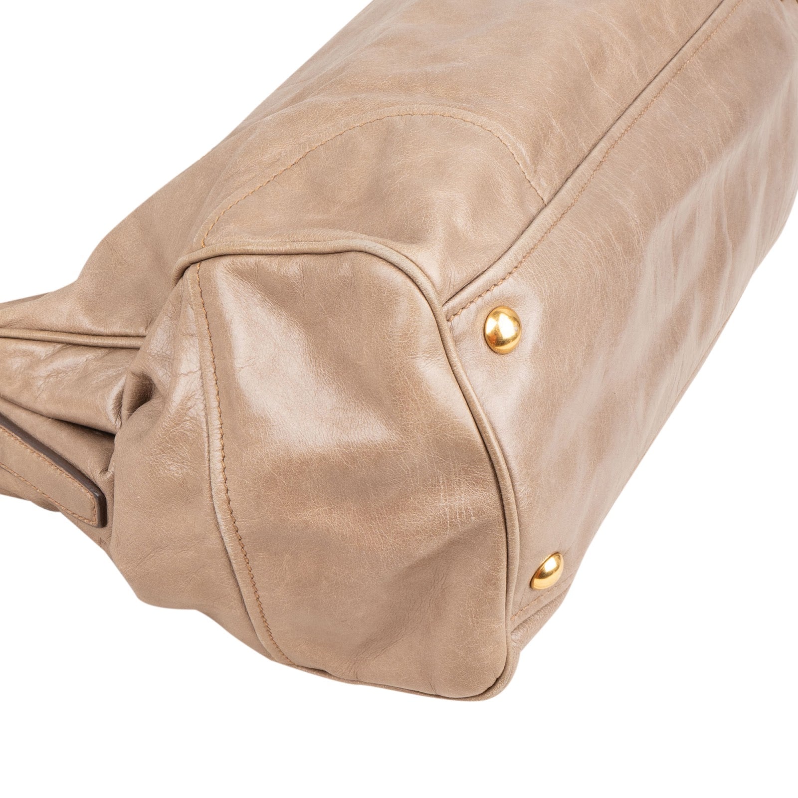 Miu Miu Vitello Shine Satchel Handbag