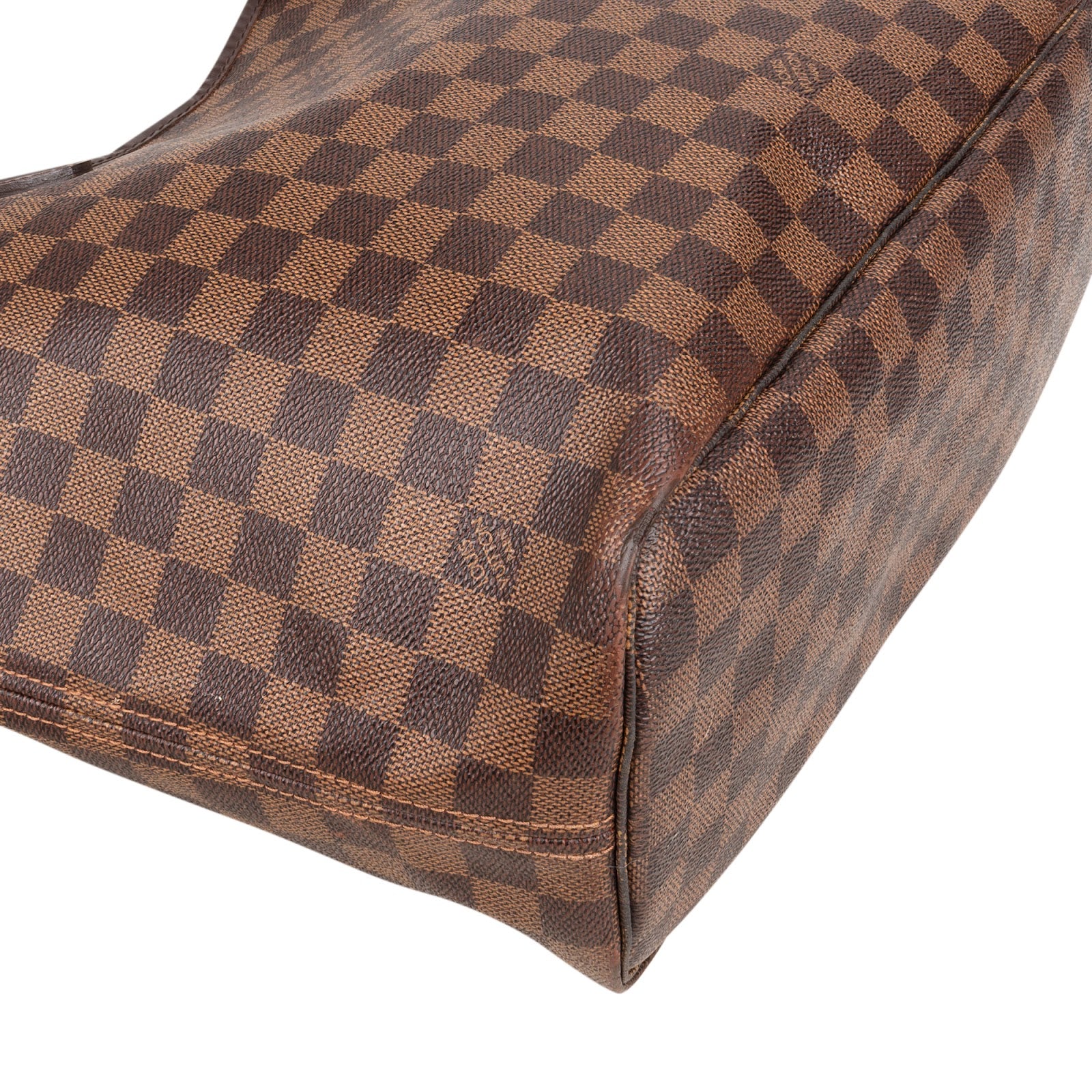 Louis Vuitton Monogram Damier Ebene Neverfull MM Shoulder Bag