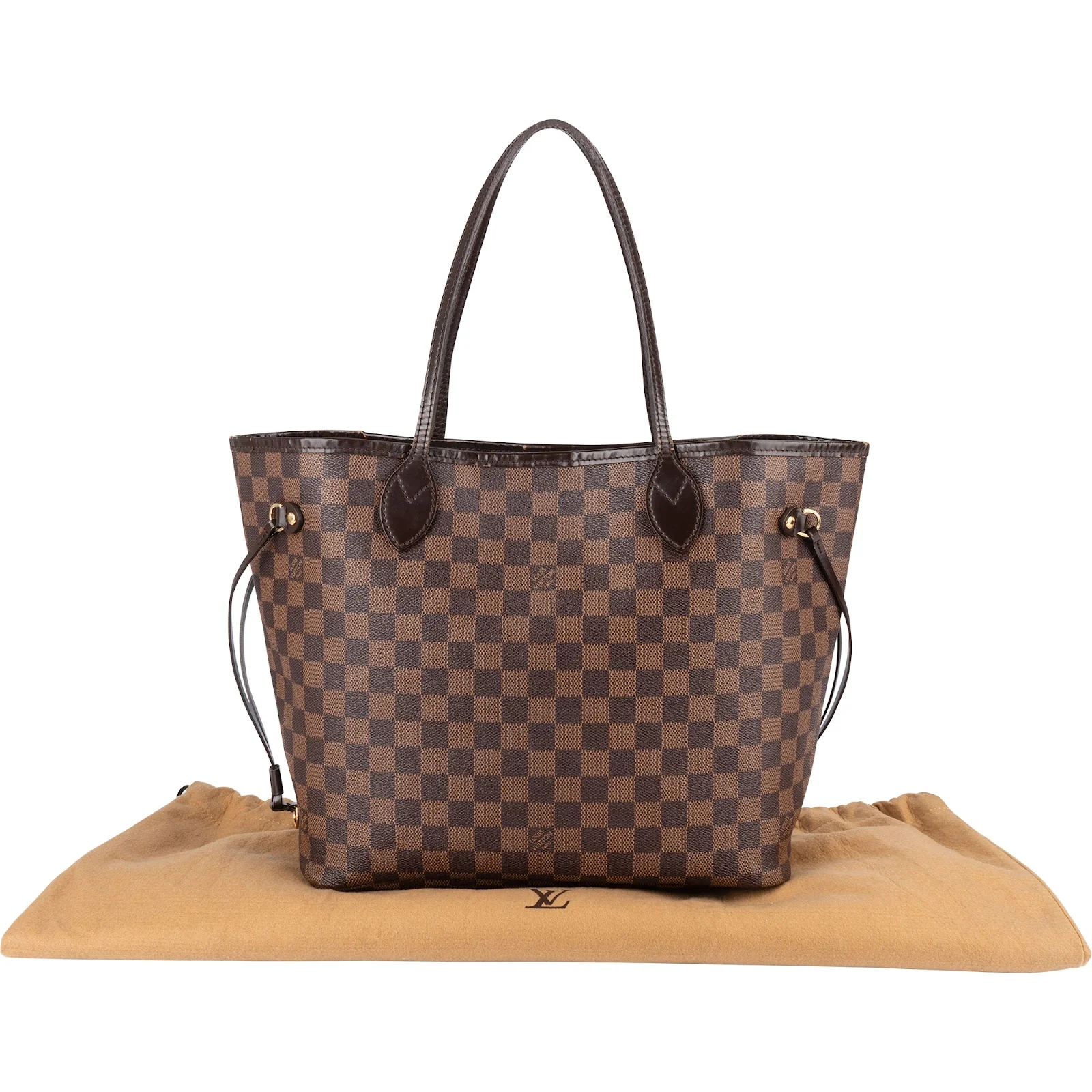 Louis Vuitton Monogram Damier Ebene Canvas Neverfull MM Shopper