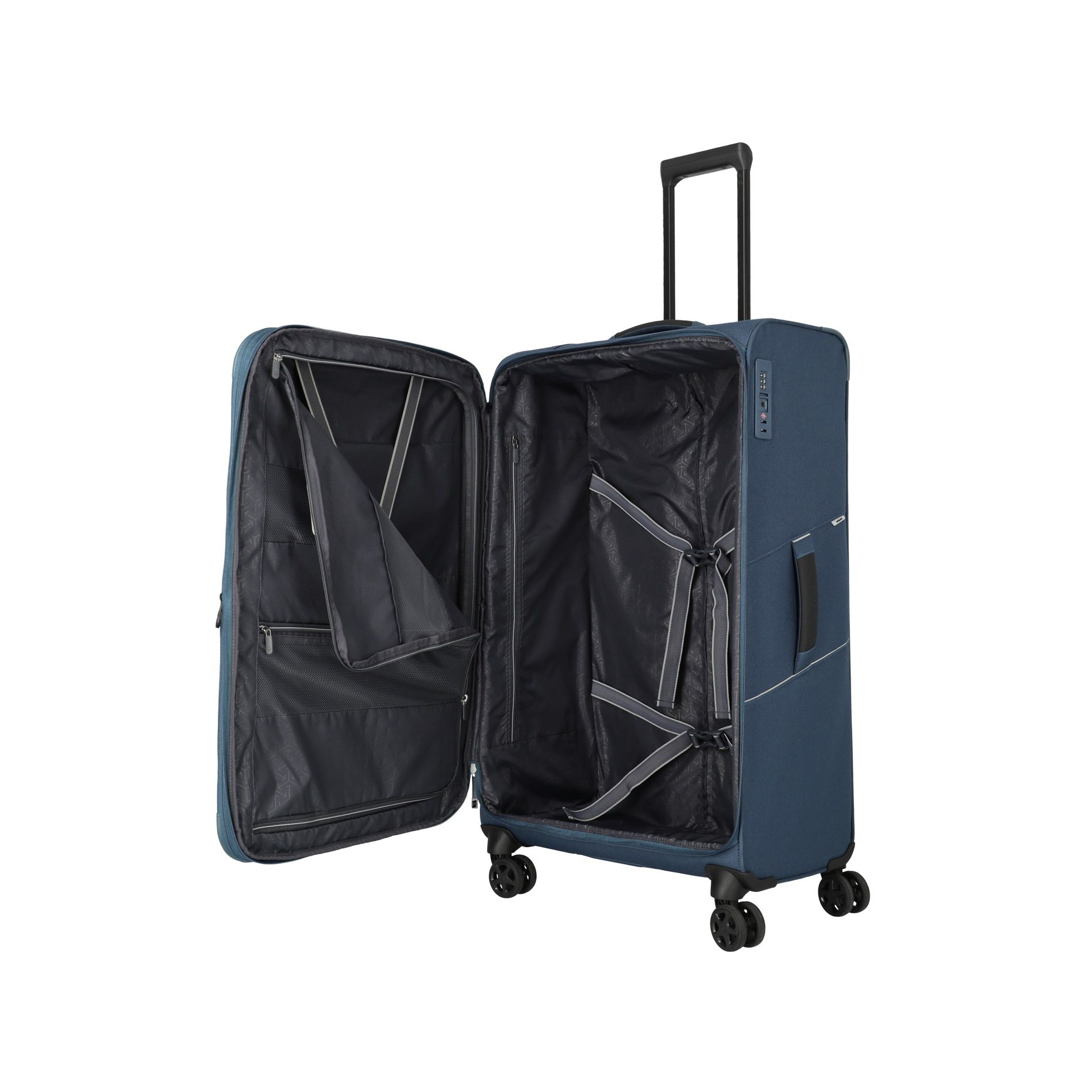 SKAII Trolley L (78 cm) erweiterbar - Navy
