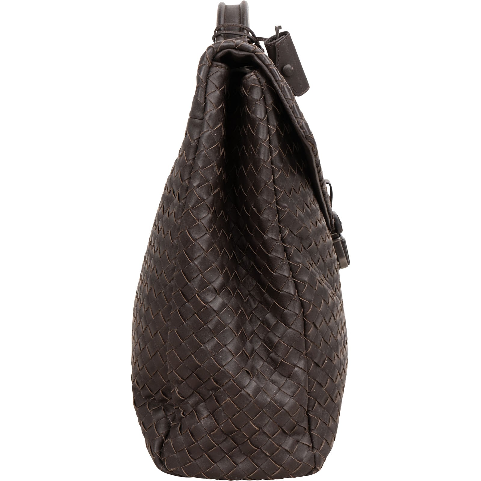 Porte-documents en cuir Intrecciato de Bottega Veneta