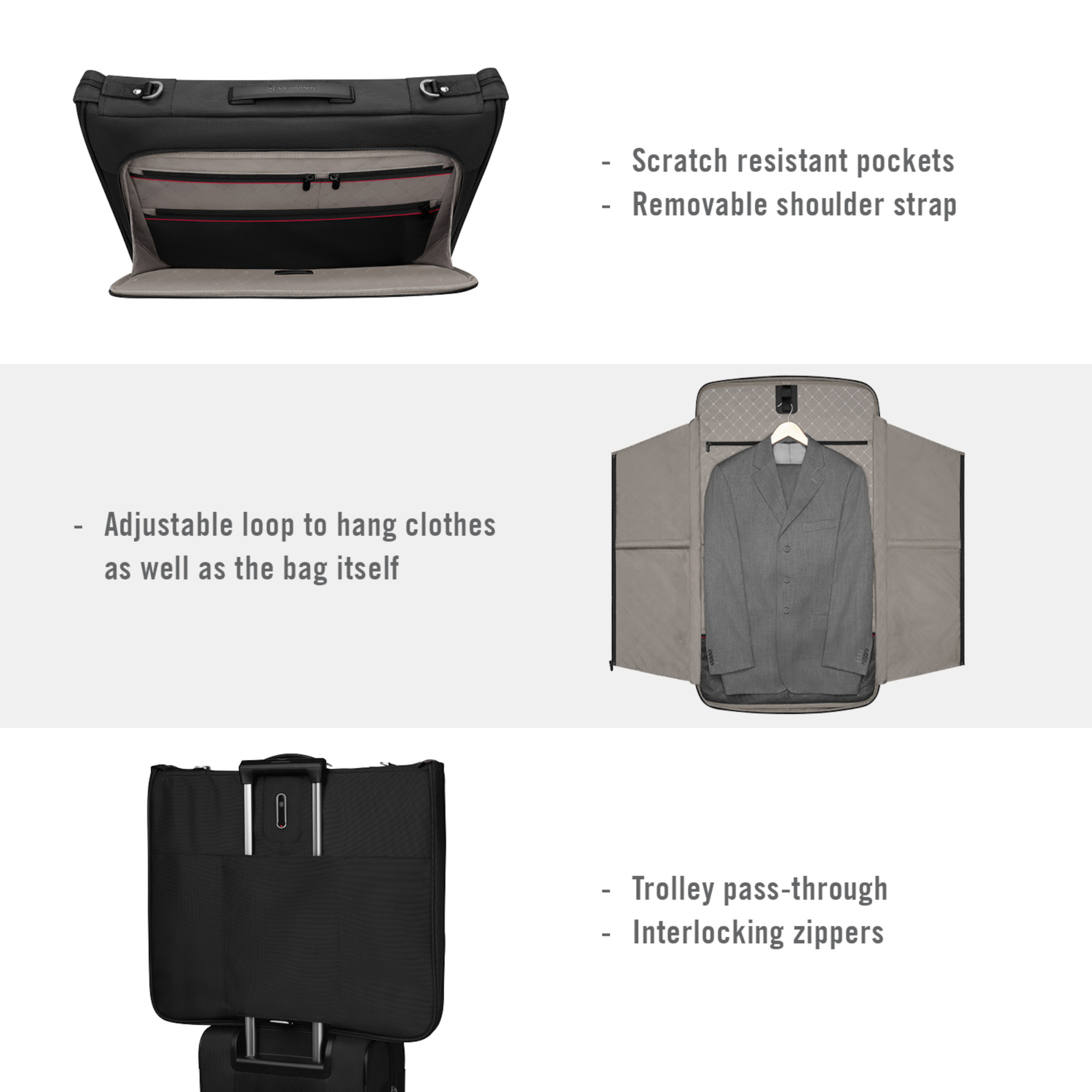 Werks Traveler 7.0 Garment Bag - Black