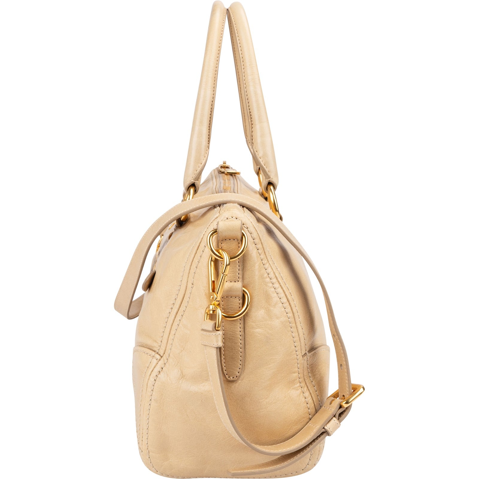 Prada – Vitello Shine Bauletto Handtasche