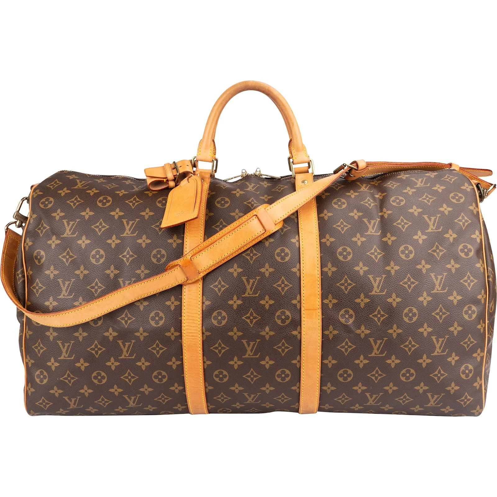 Louis Vuitton Monogram Canvas Keepall 60 Bandoulière Reisetasche
