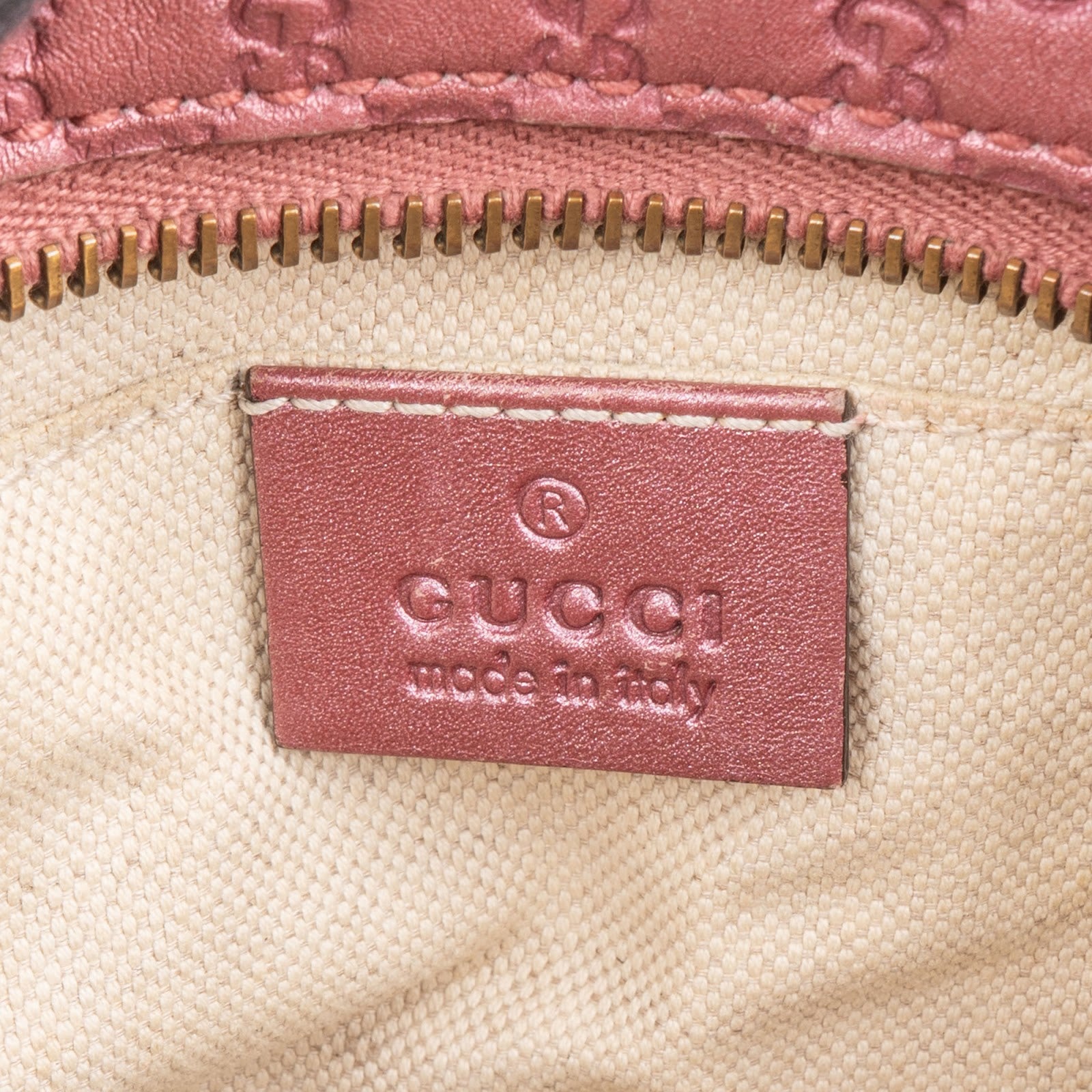 Gucci Guccissima Leather Bamboo Tassel Soho Crossbody Bag
