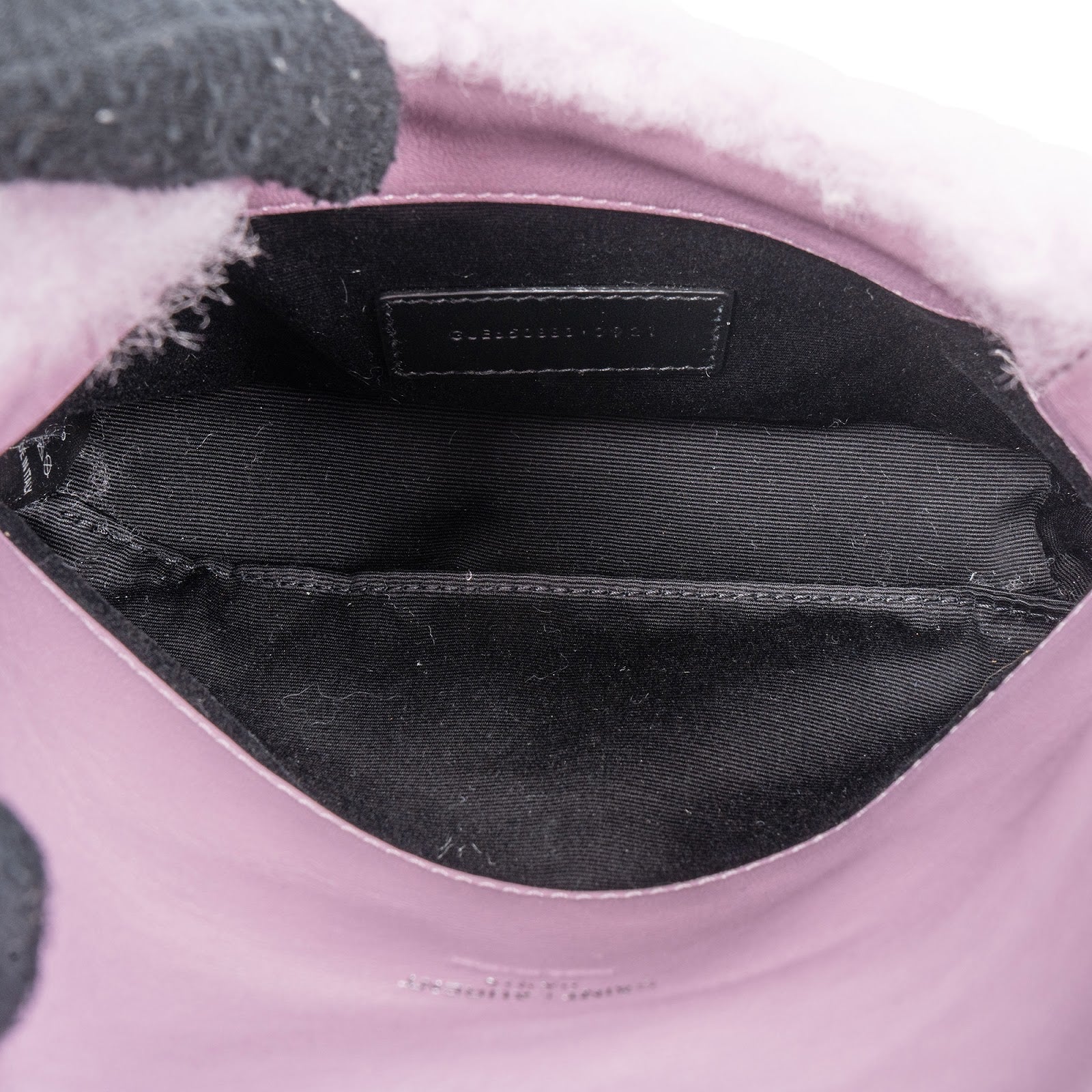Yves Saint Laurent - Shearling Puffer Envelope Clutch