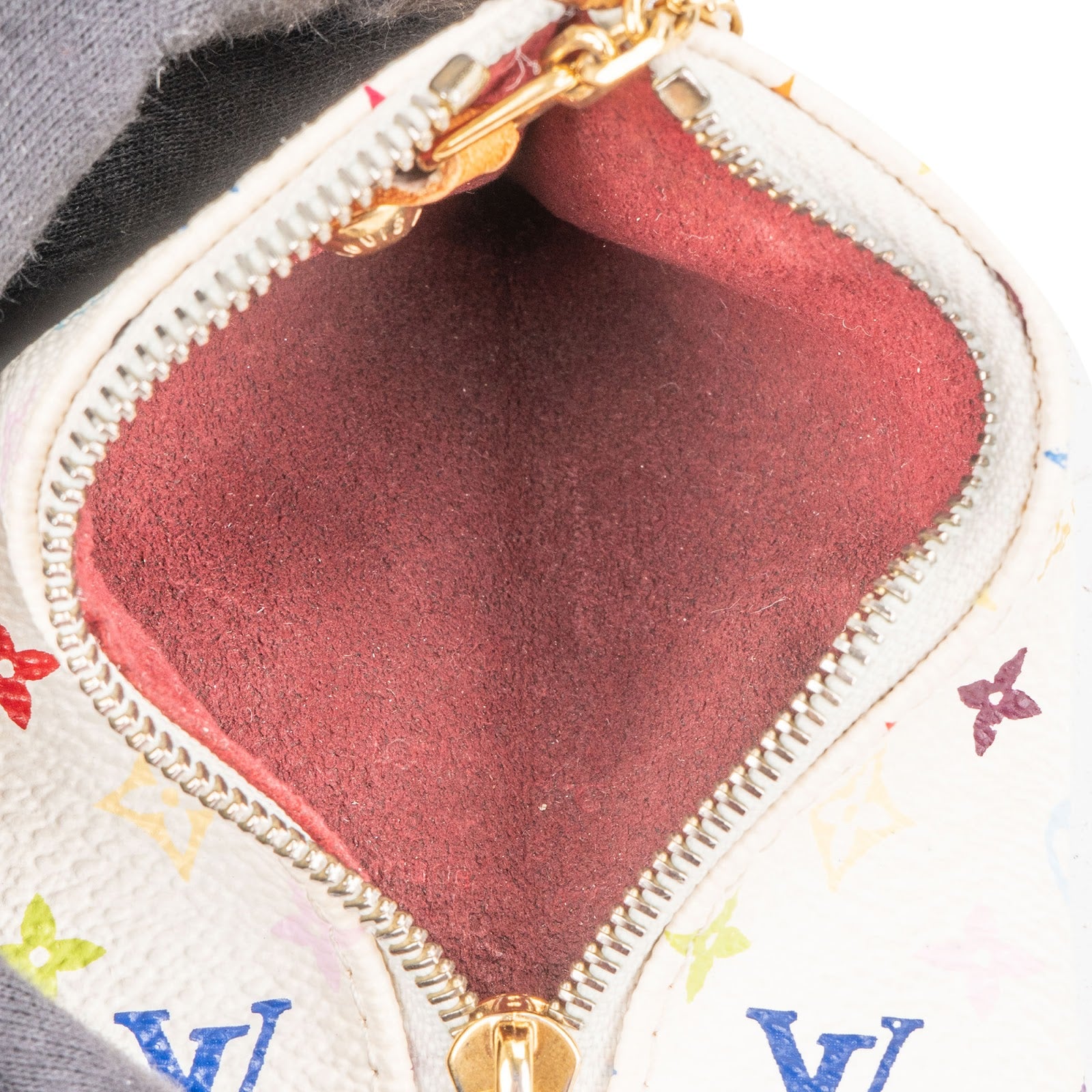 Louis Vuitton Canvas Monogram Multicolor Portifeuil Berlingo Key Pouch