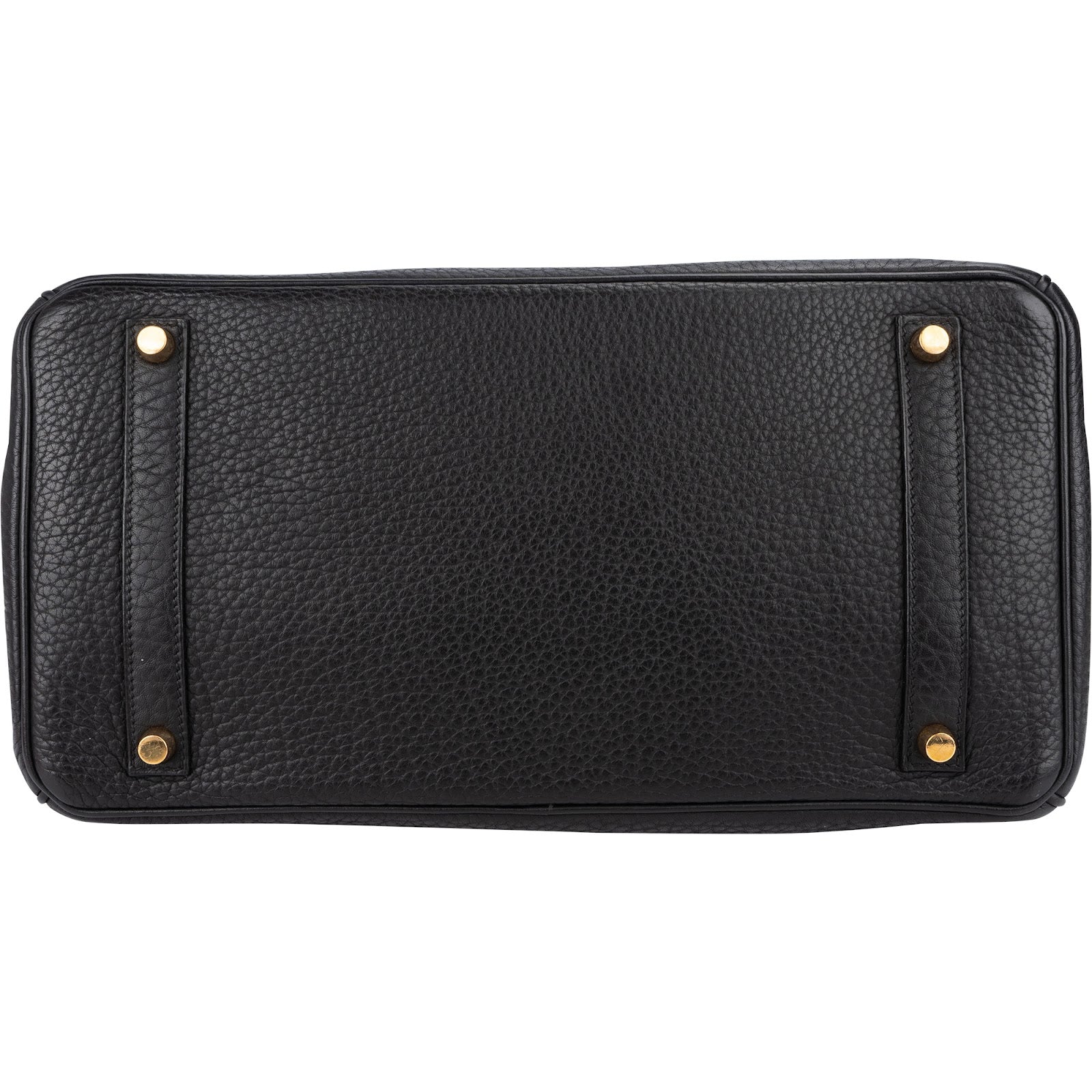 Hermès Noir Togo Leather Birkin 35 Gold Hardware Handbag