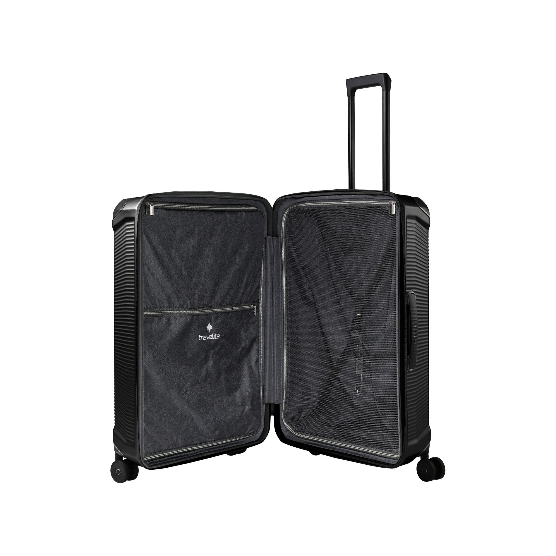 Walizka na kółkach MILLENNIUM L (76 cm) – czarna