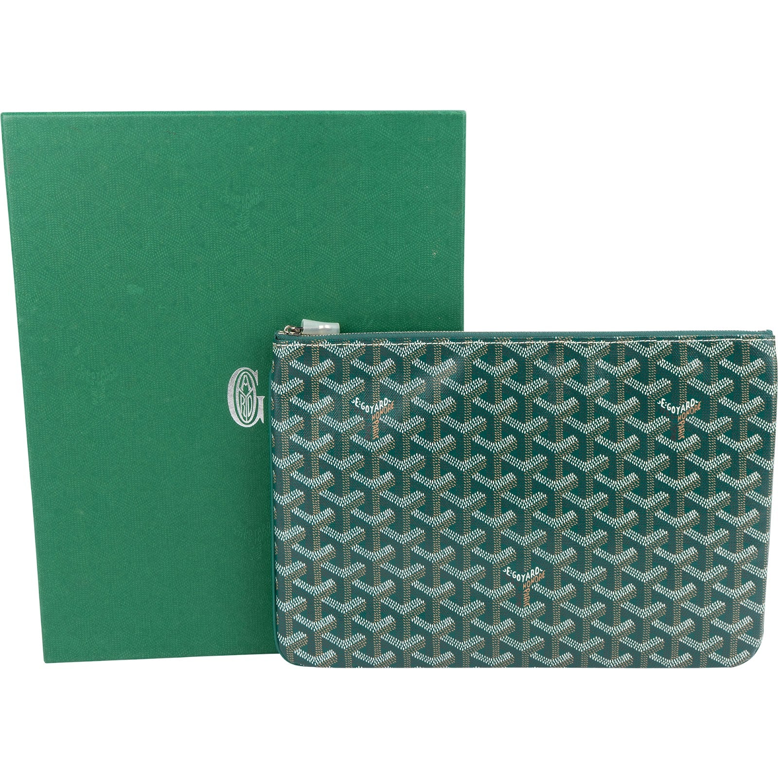 Goyard Goyardine Monogram Senat MM Clutch