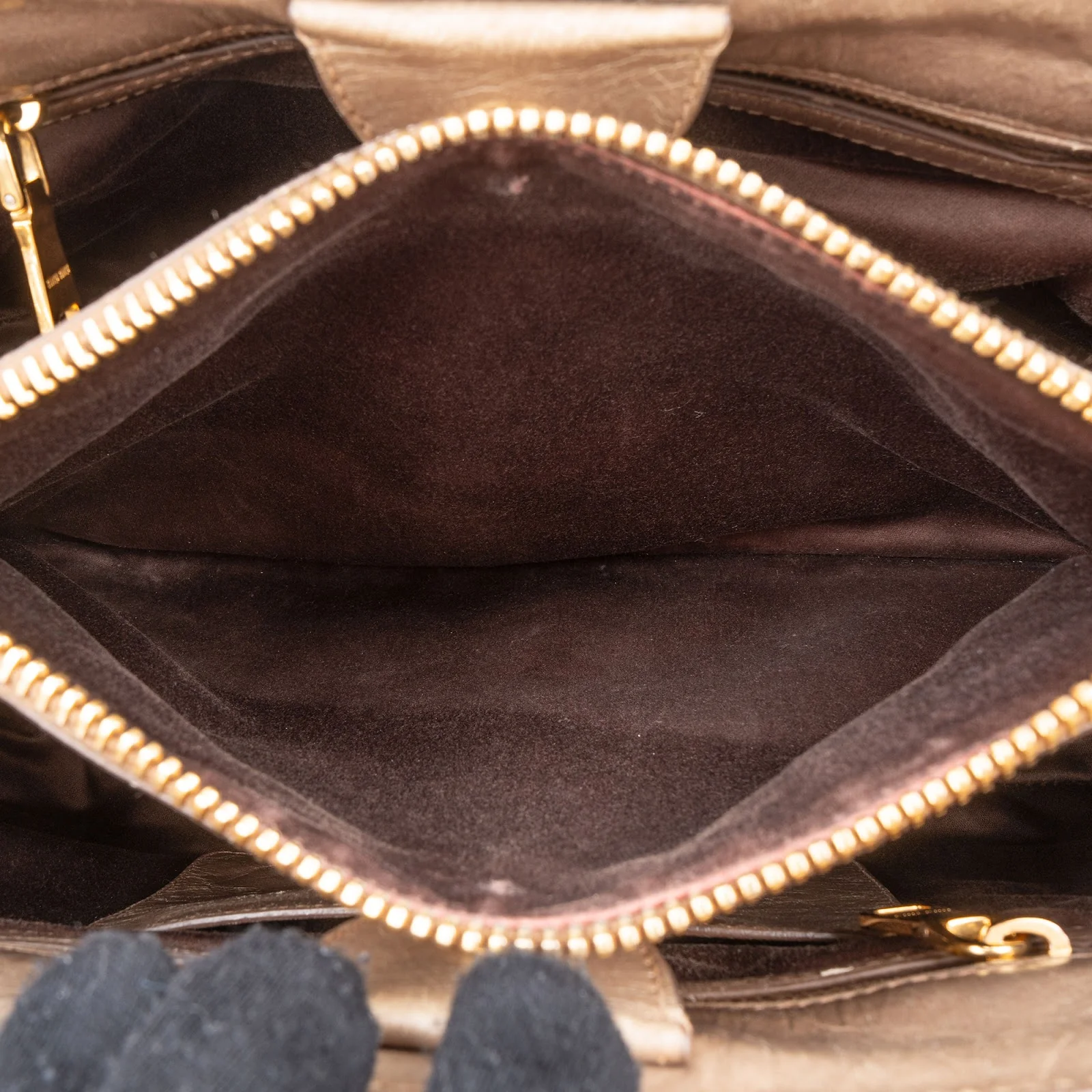 Miu Miu Vitello Lux Leather Tote Handbag