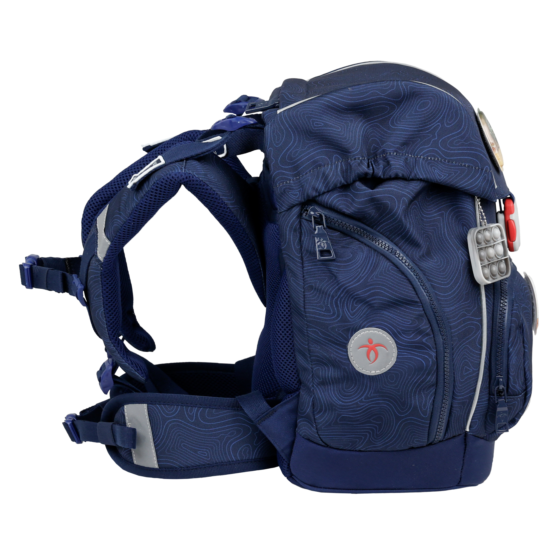 Comfy Plus Schulranzenset 5-teilig - Topographic