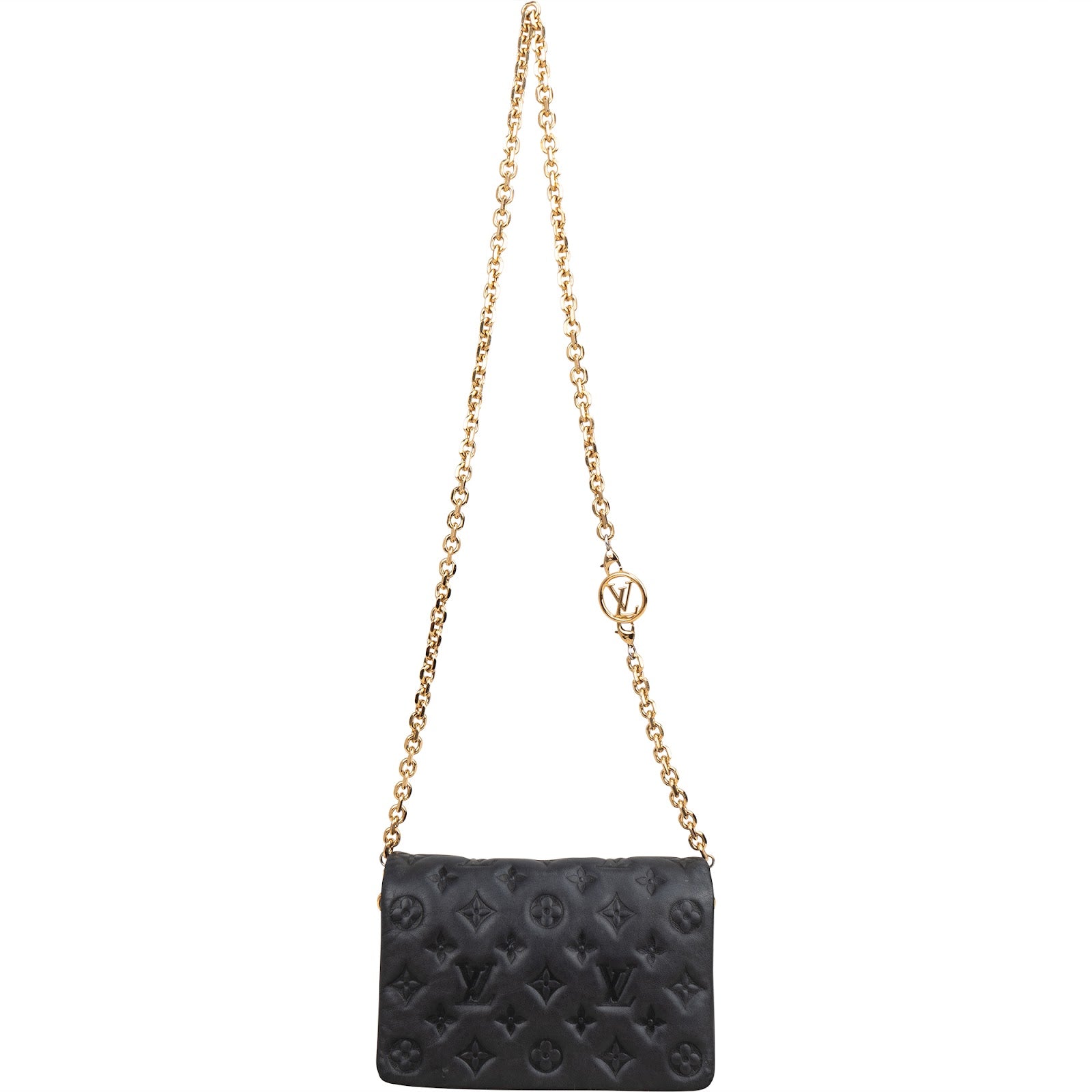 Louis Vuitton Bubblegram Monogram Lambskin Coussin Crossbody Bag