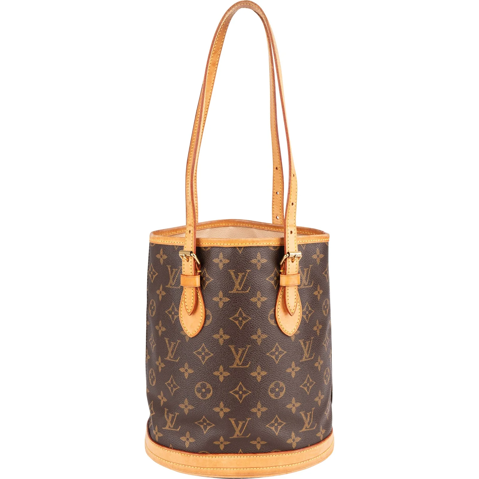 Louis Vuitton Monogram Canvas Bucket PM Shoulder Bag