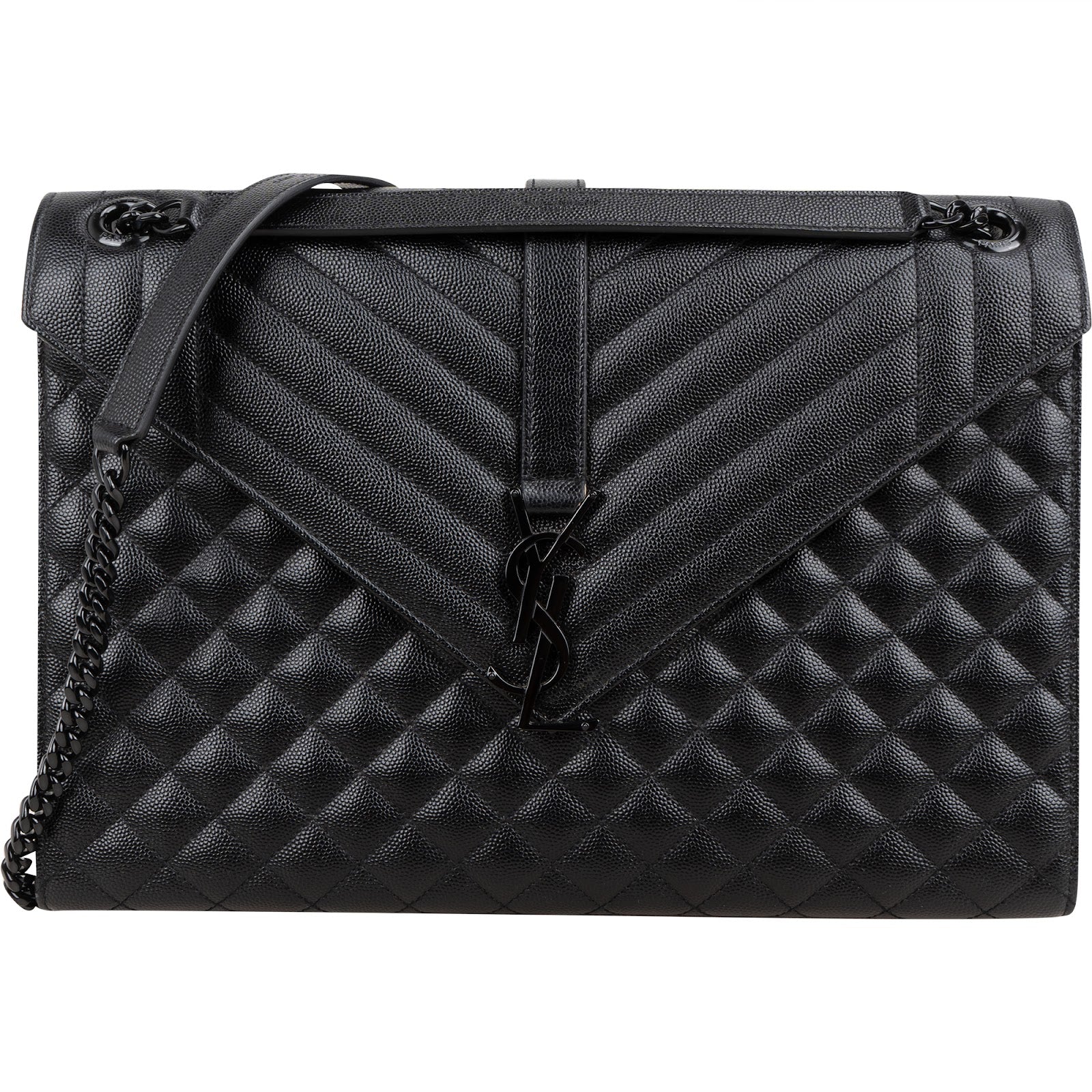 Sac à bandoulière grand format « Grain De Poudre Matelassé » d'Yves Saint Laurent