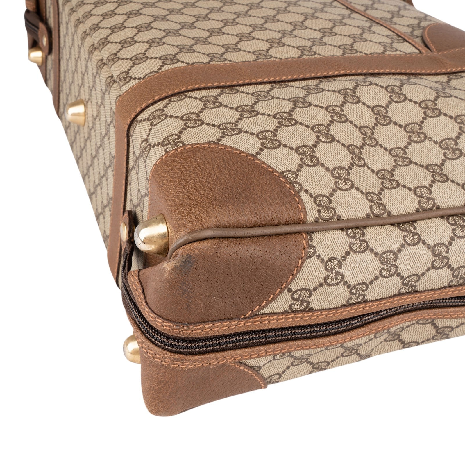 Gucci - GG Supreme Zip Around 55 Reisetasche