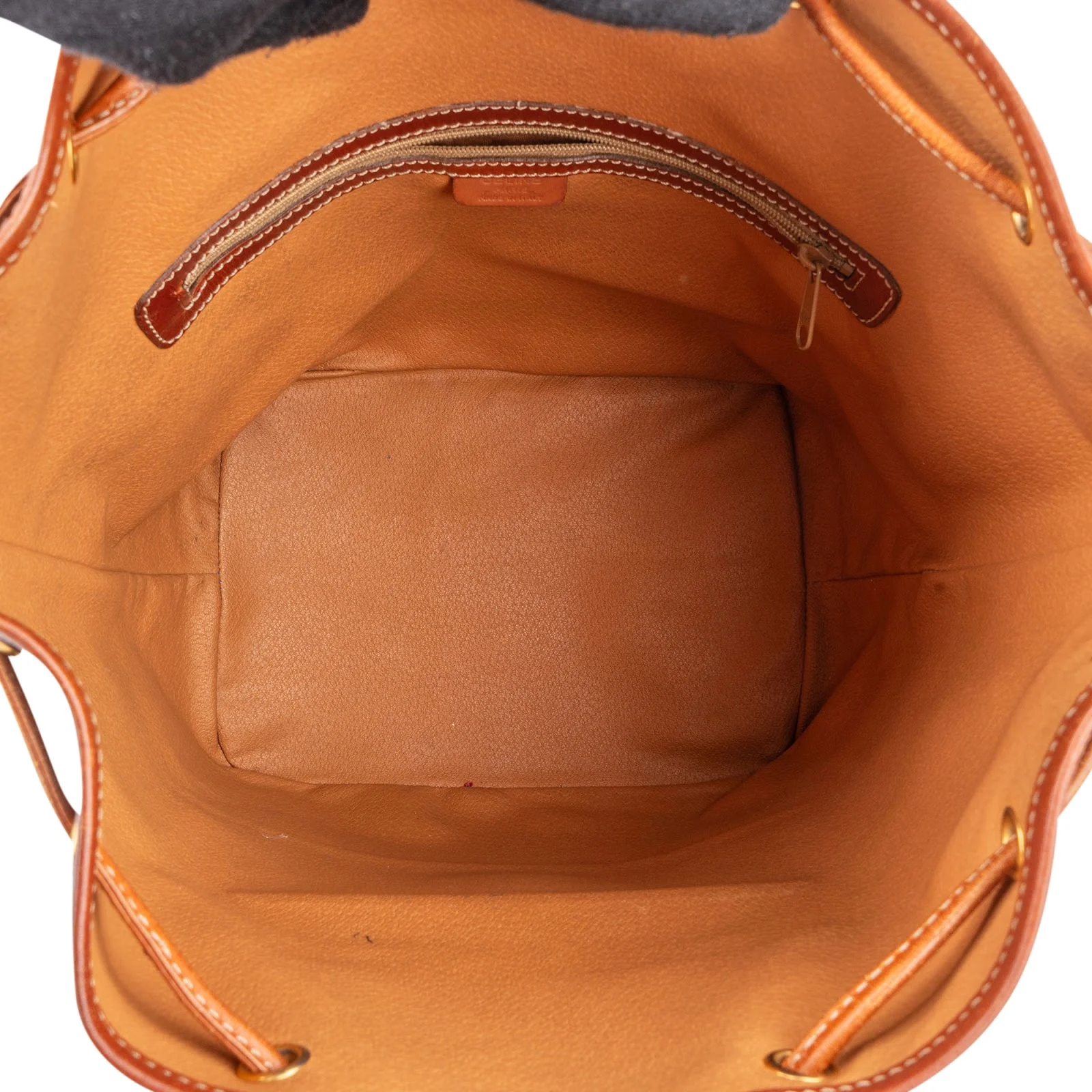 Celine Macadam Canvas Drawstring Bucket Crossbody Bag