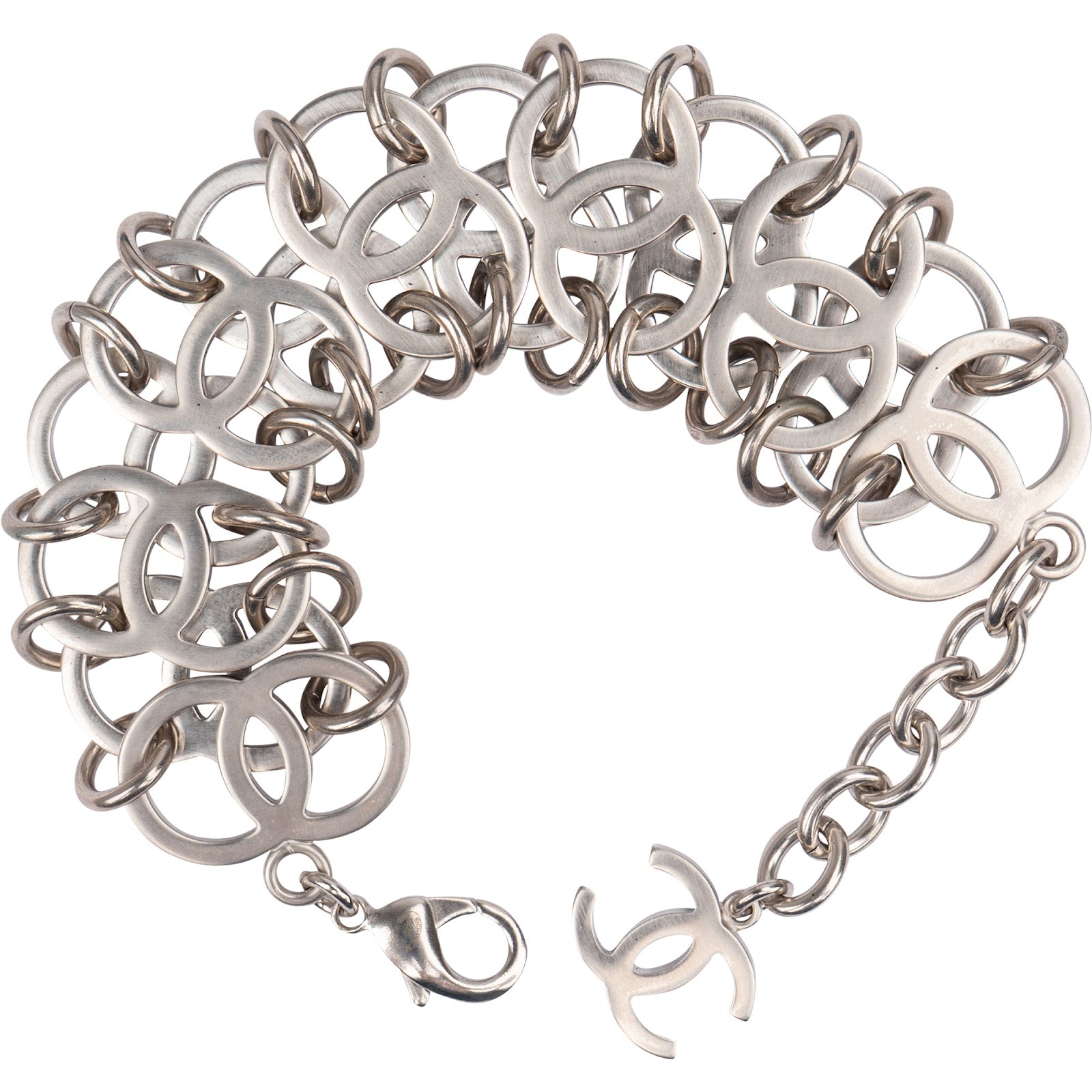 Chanel Interlocking CC Emblem 2016 Chainmail Bracelet