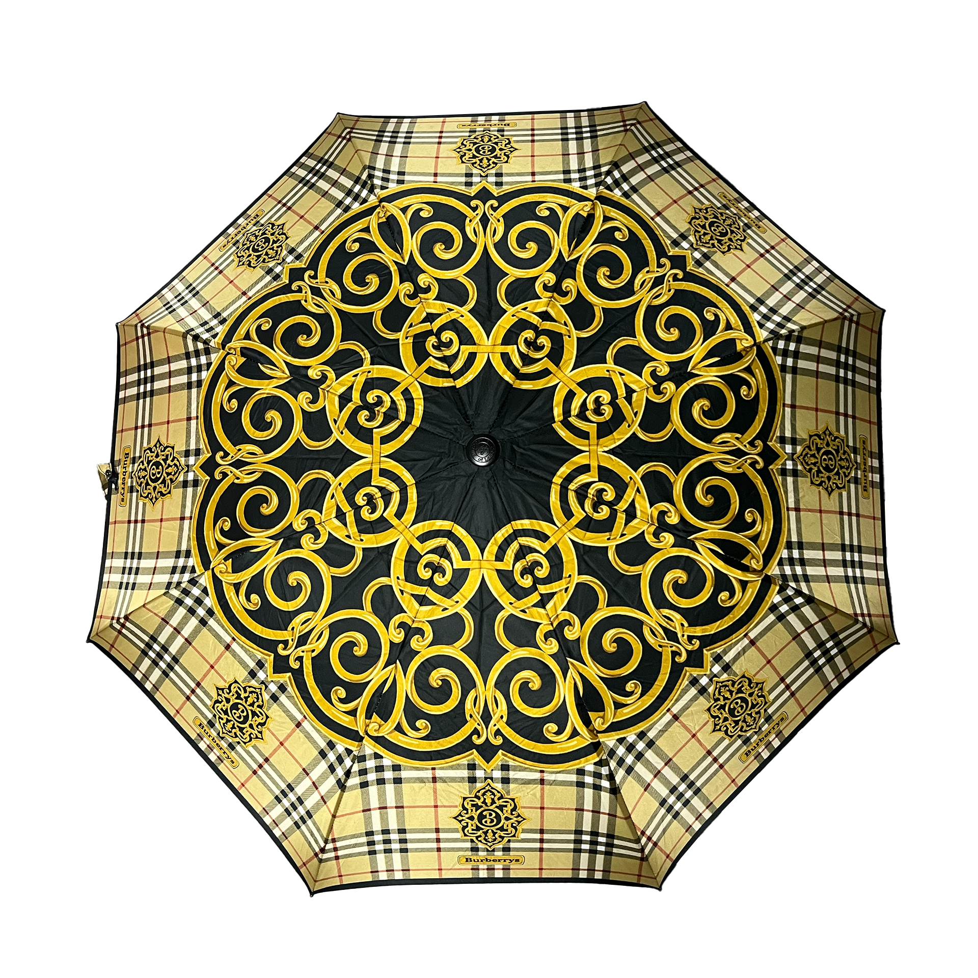 Burberry Regenschirm mit Nova Check Muster