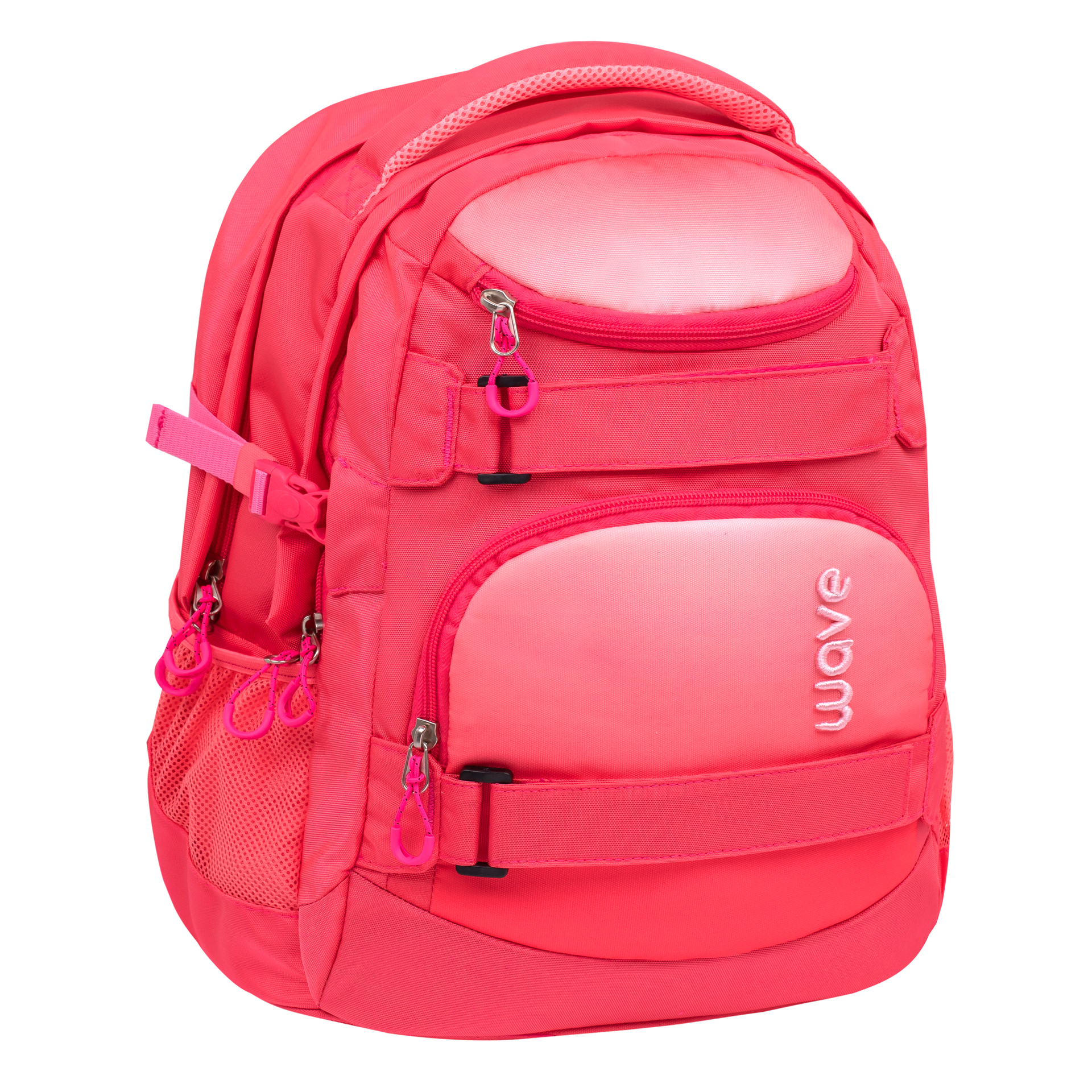 Wave Infinity Schulrucksack Set 3 tlg. - Ombre Coral Paradise