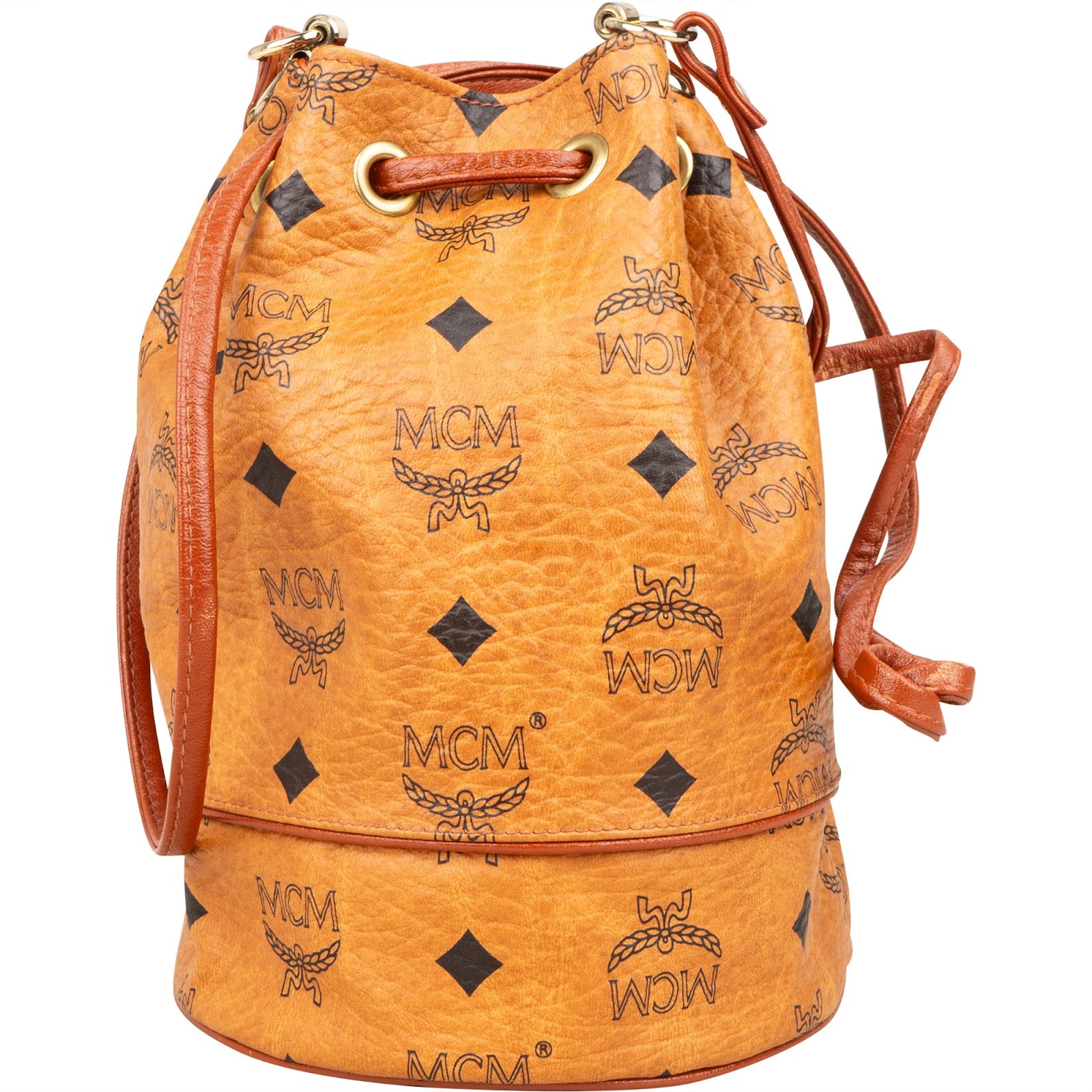 MCM - Mini Drawstring Bucket Crossbody Bag
