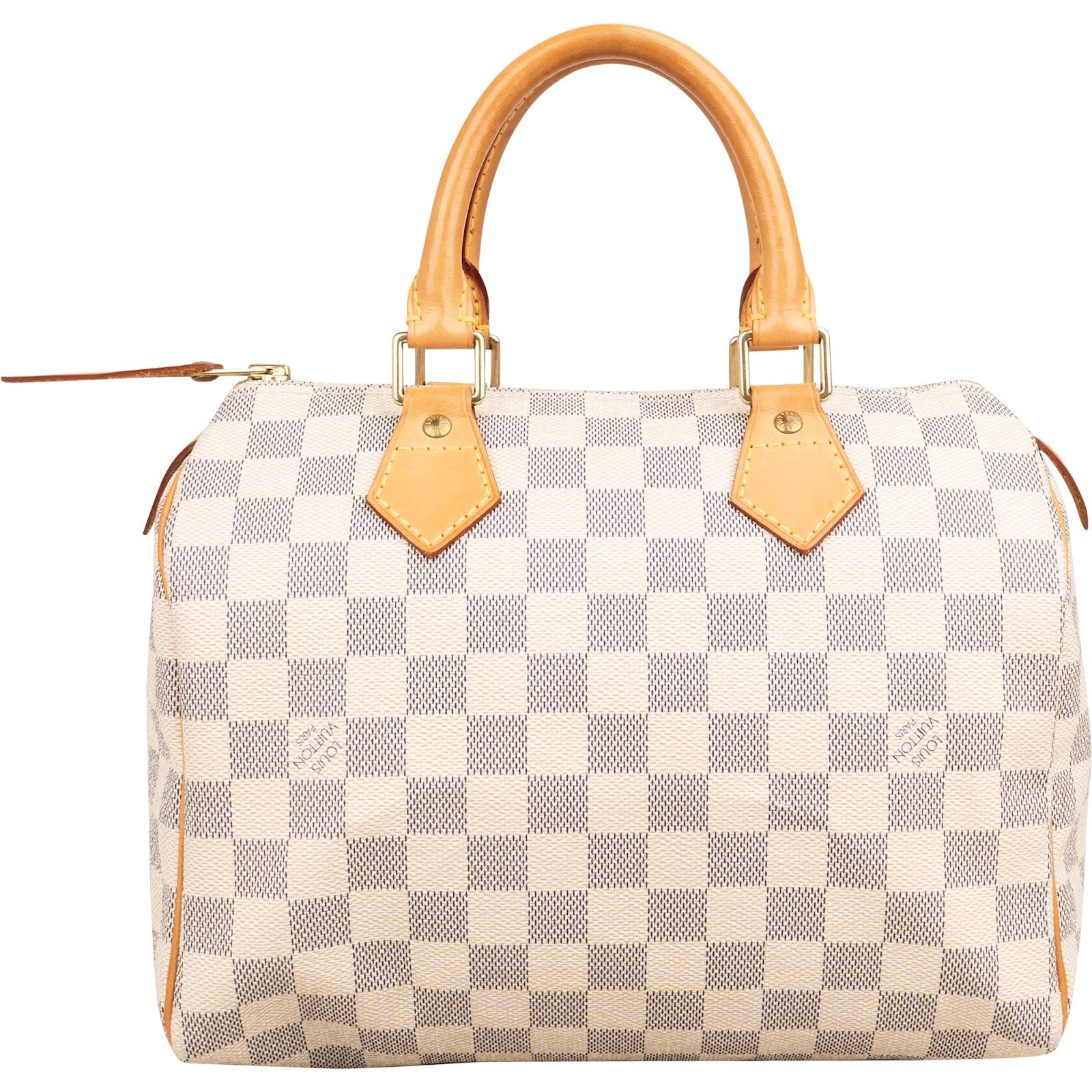 Louis Vuitton Monogram Damier Azur Speedy 25 Handbag