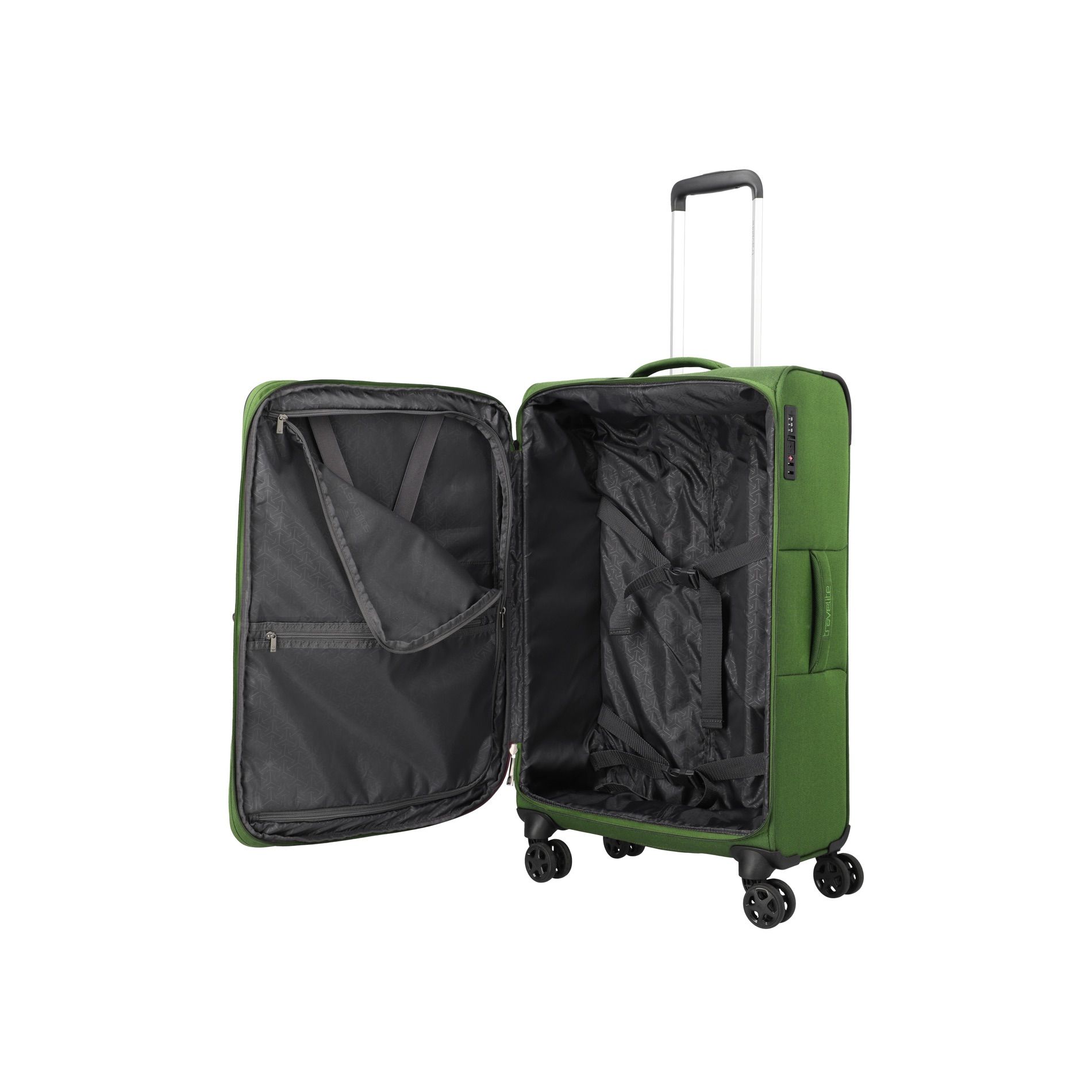 CUBIS Trolley M (72 cm) erweiterbar - Green