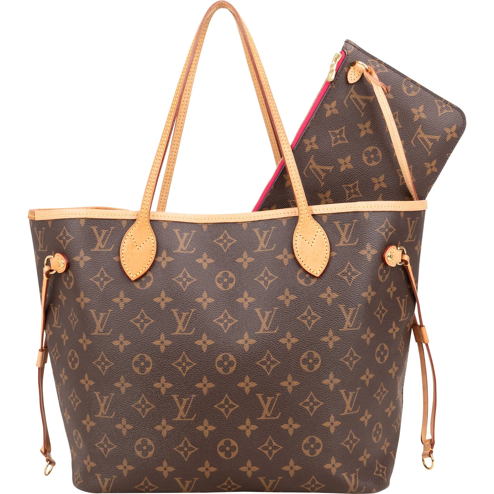 Louis Vuitton Monogram Canvas Neverfull MM Shoulder Bag