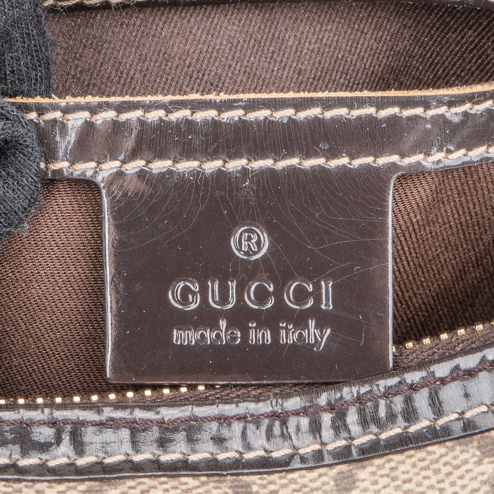 Gucci Monogram GG Supreme Joy Boston Bag