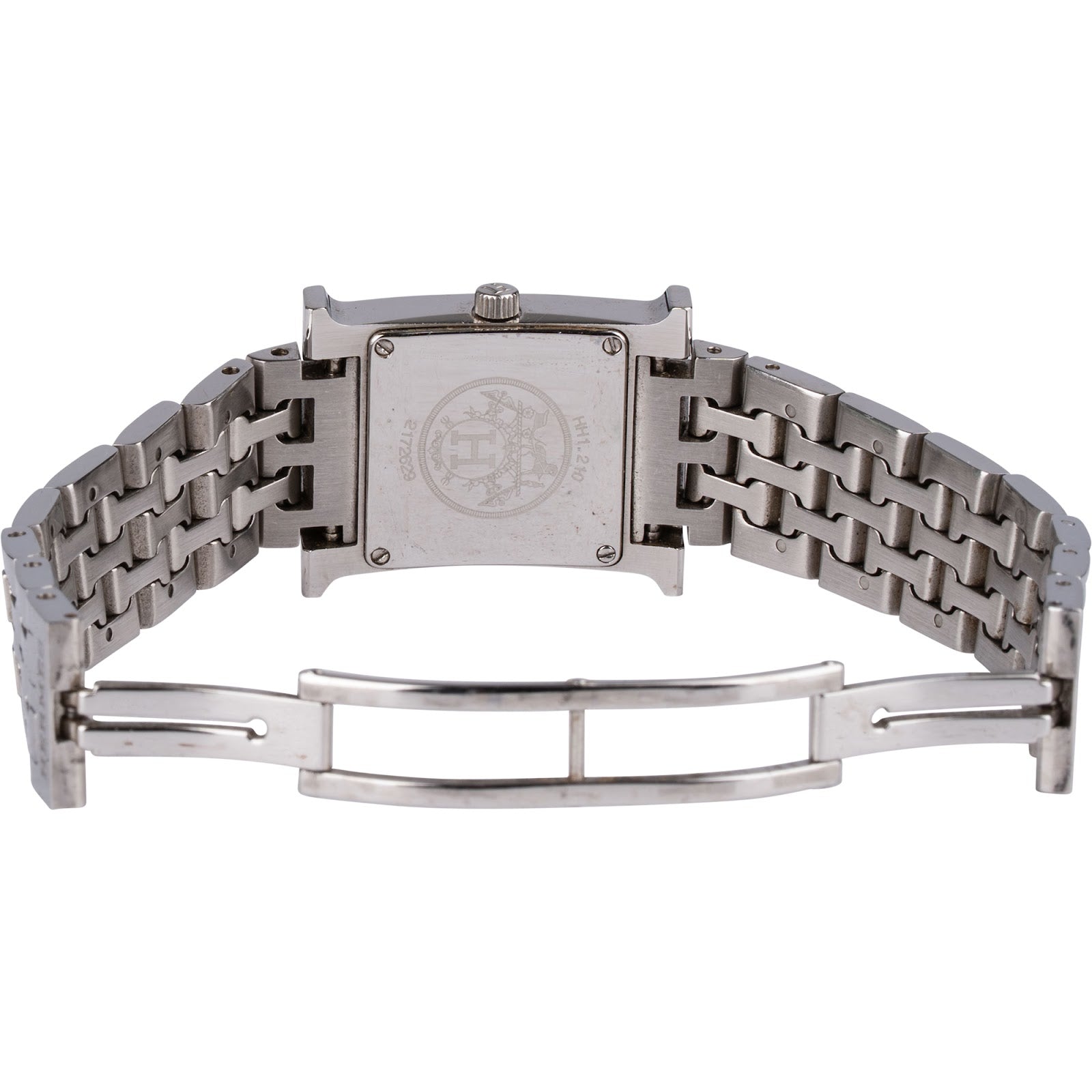 Hermès Silver Tone Heure H HH1.230 Damenuhr