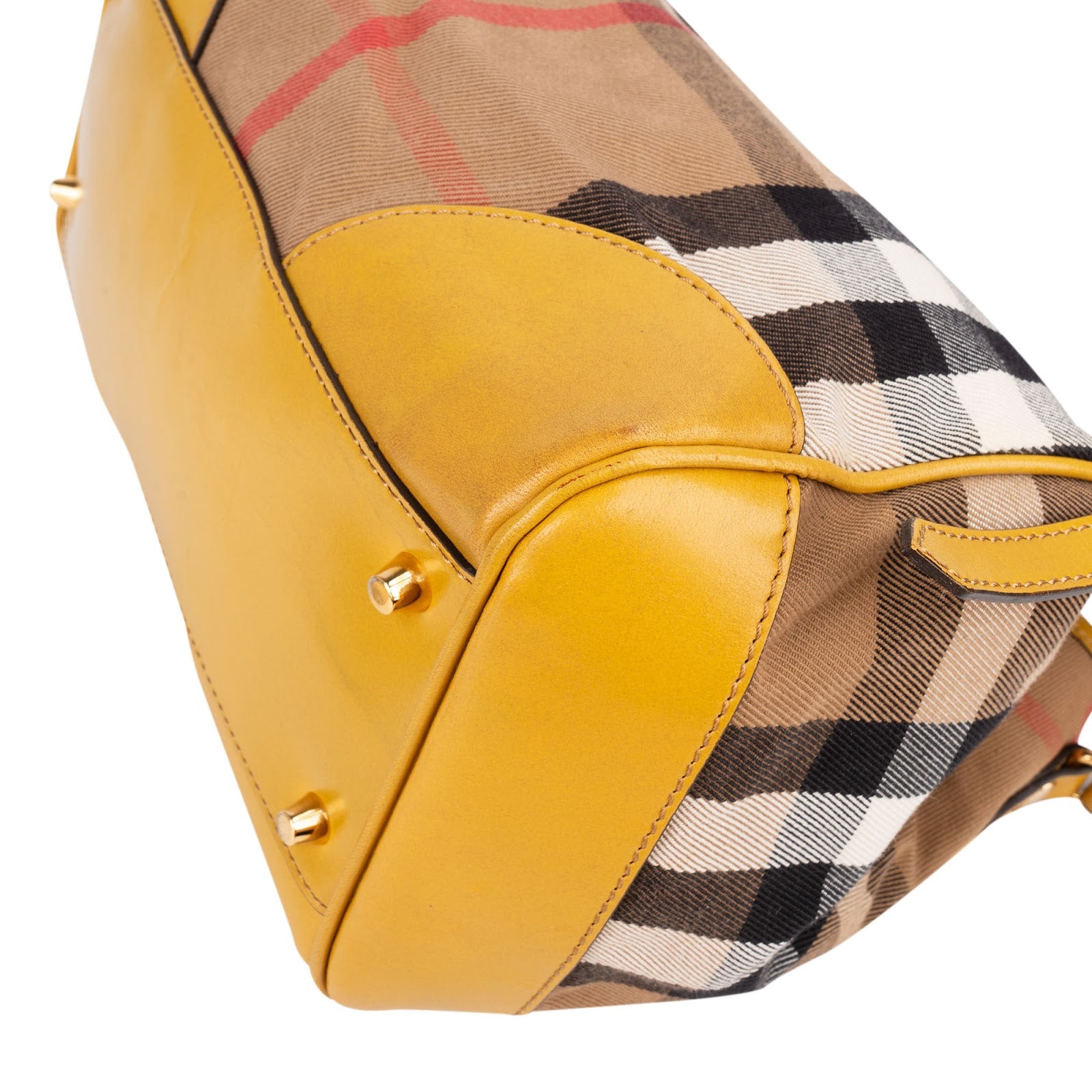 Burberry Nova Check Monogram Haymarket Hobo Shoulder Bag