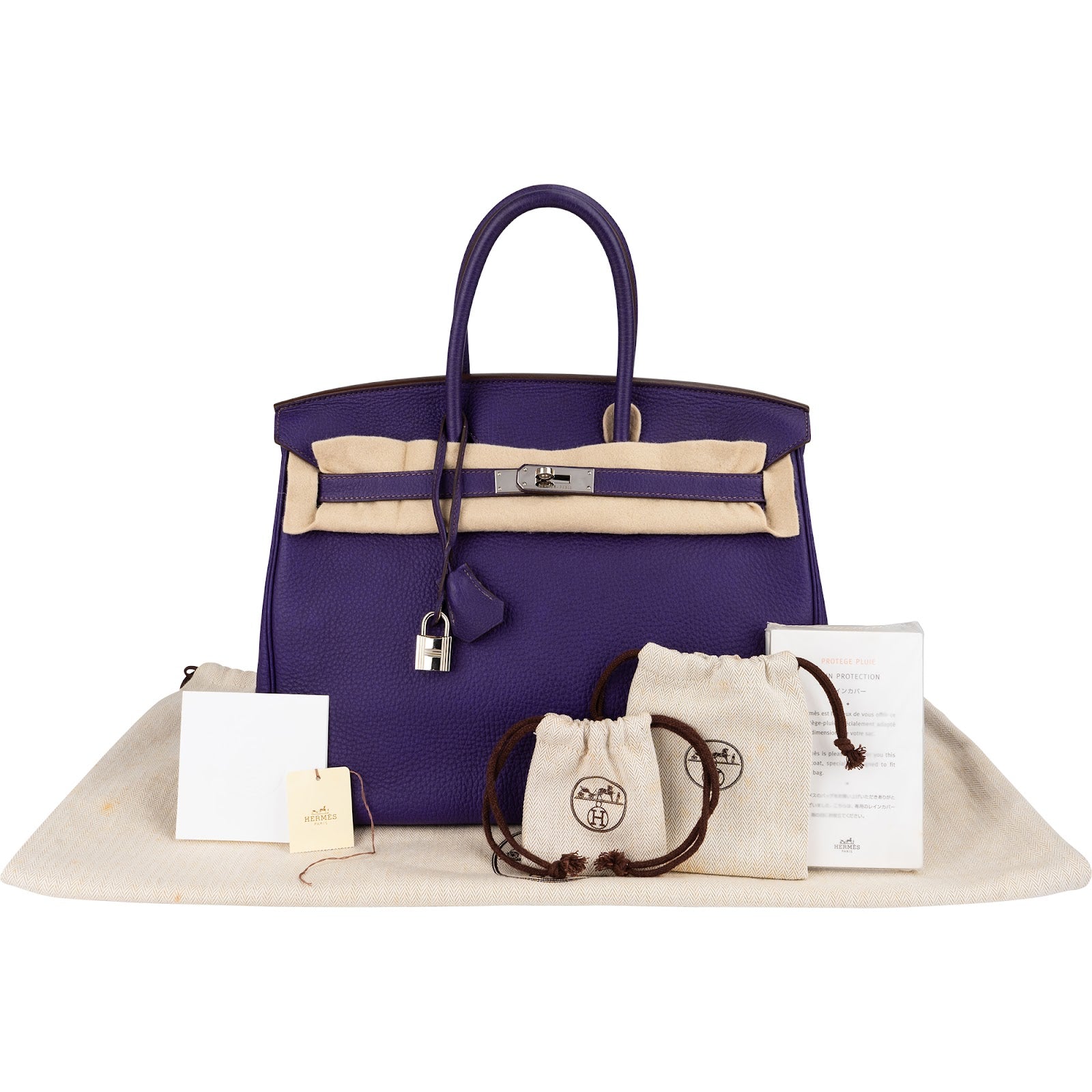 Hermès - Birkin 35 Iris Purple Handtasche