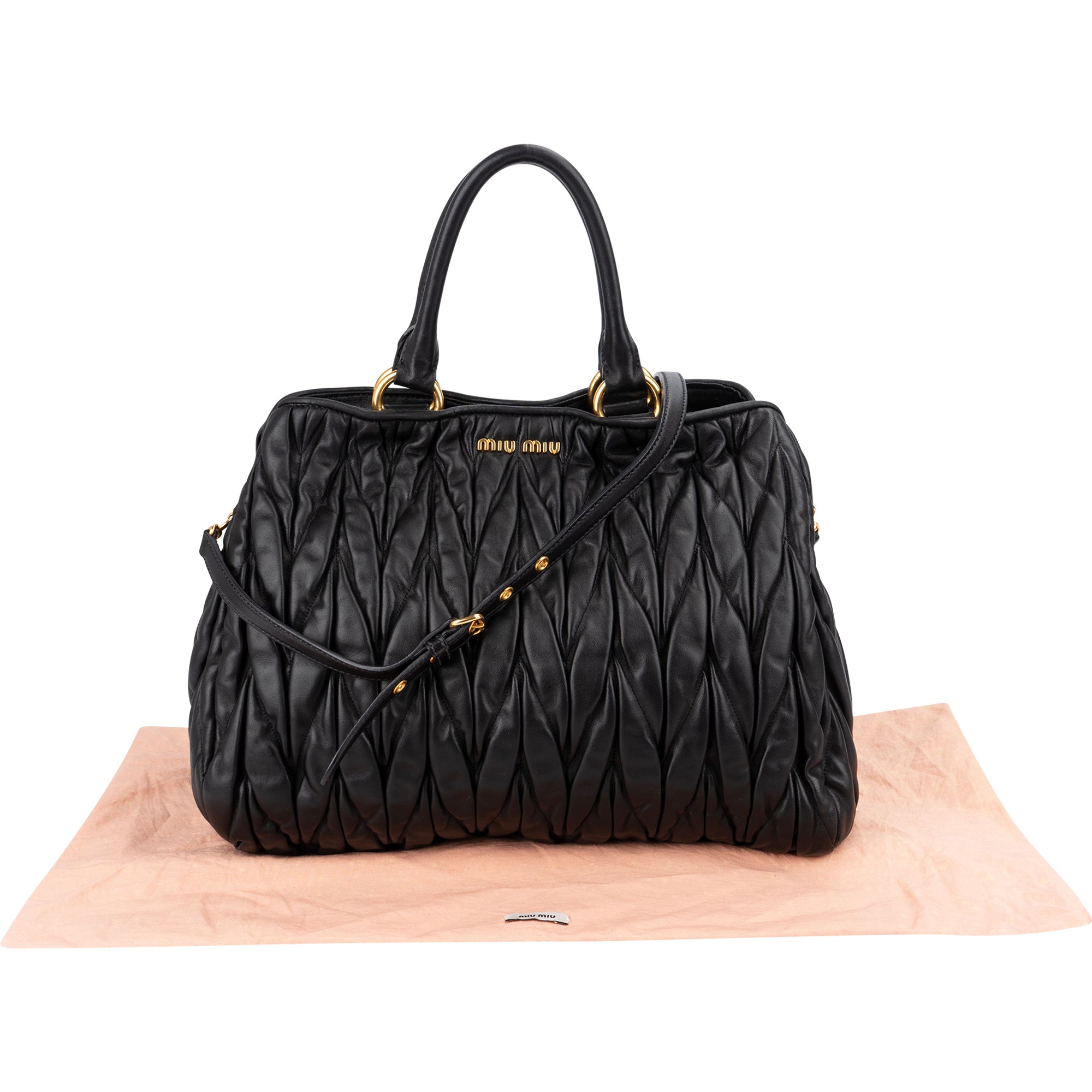 Miu Miu -Quilted Leather Handtasche