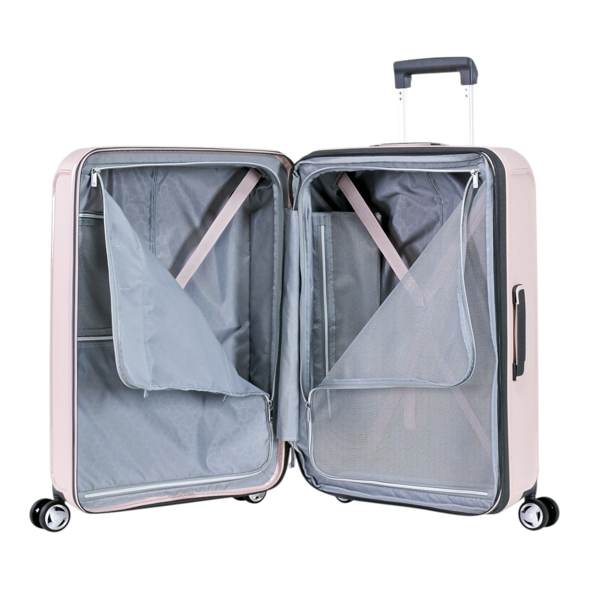 AEGIS Trolley M (67 cm) erweiterbar - hellrosa