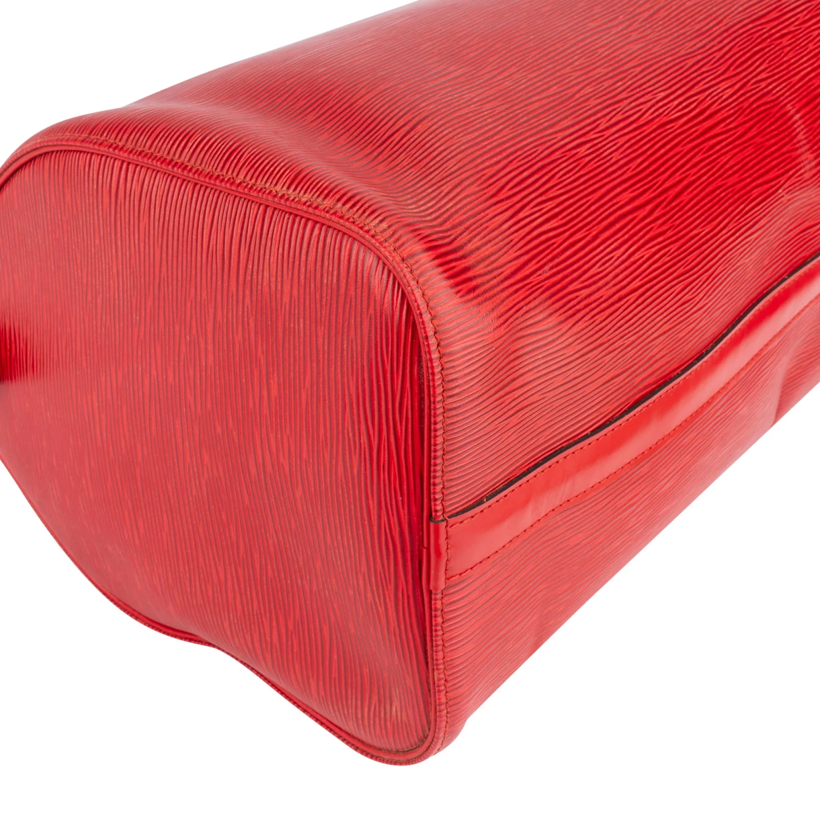 Louis Vuitton Red Epi Leather Speedy 30 Boston Bag